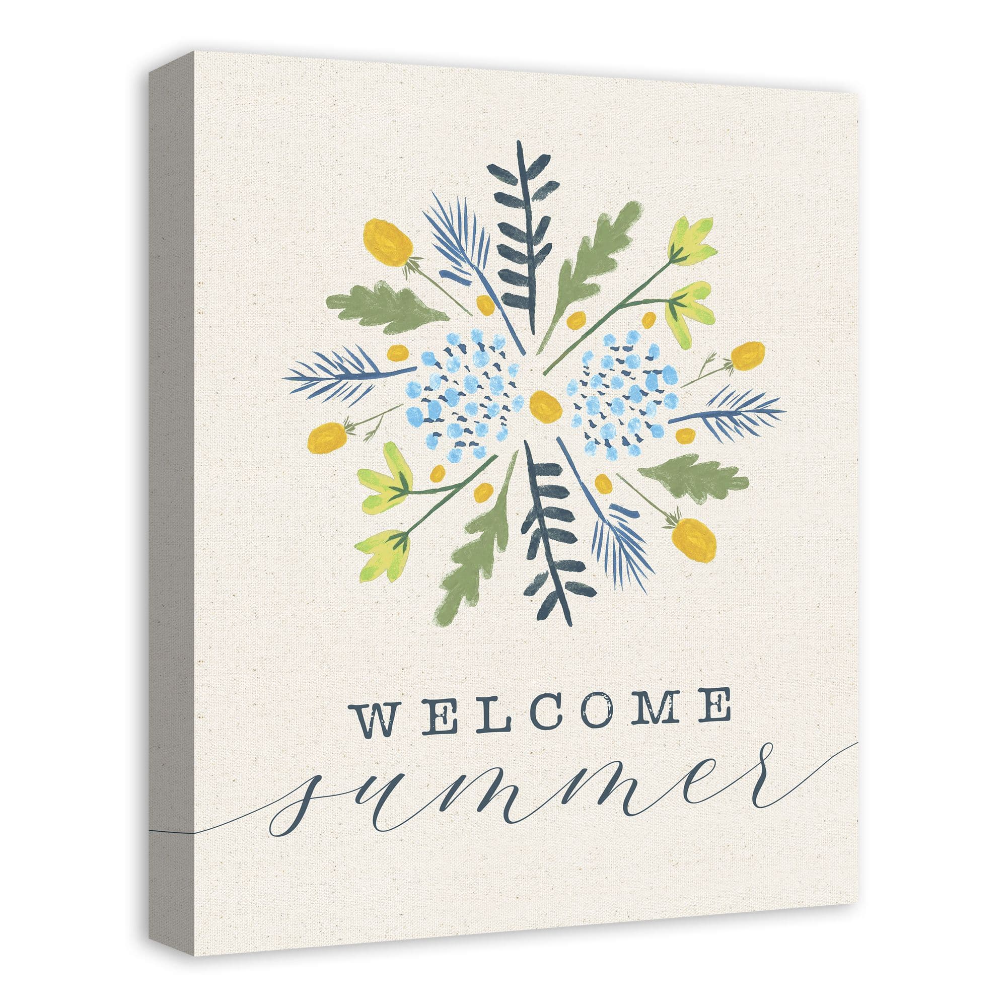 Welcome Summer 16" x 20" Canvas Wall Art