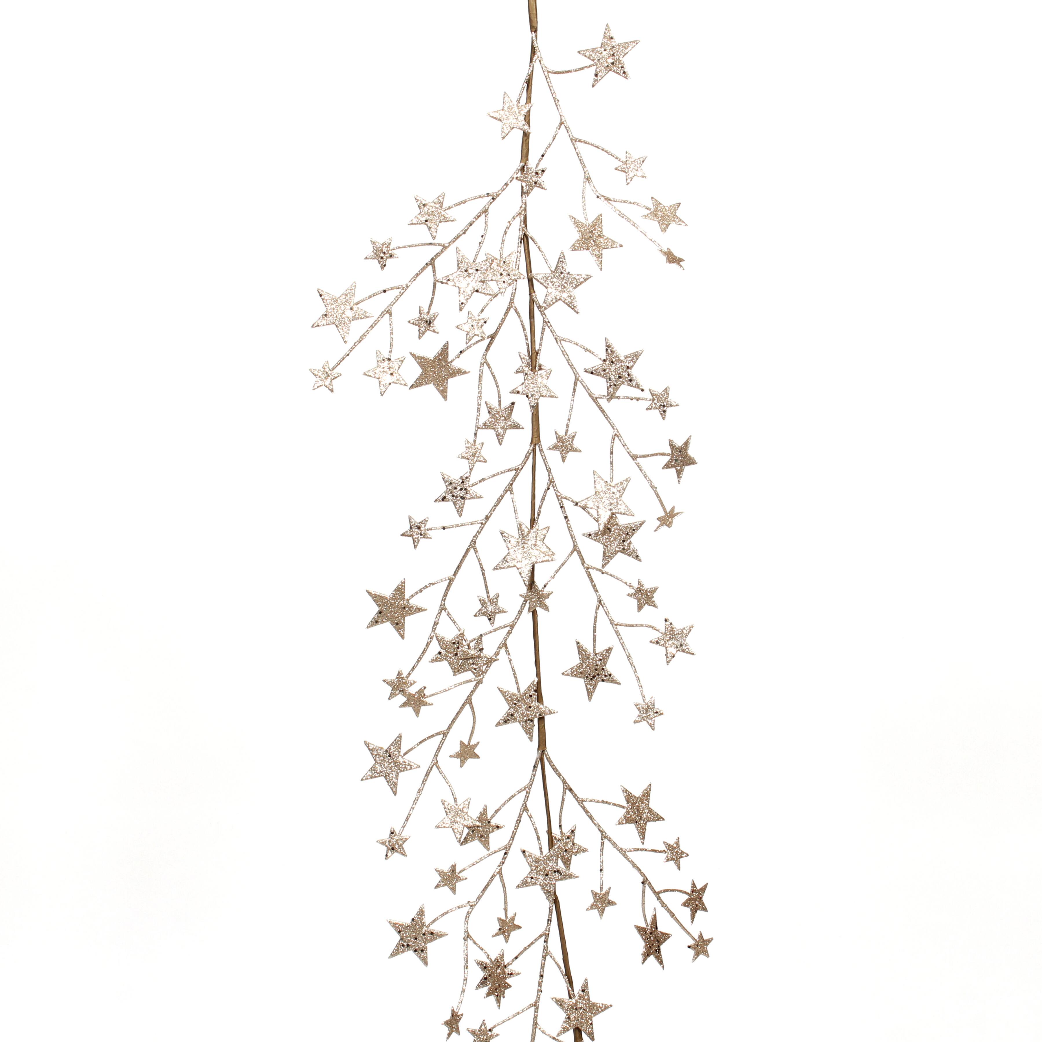 6ft. Metallic Glitter Star Garland by Ashland® Michaels