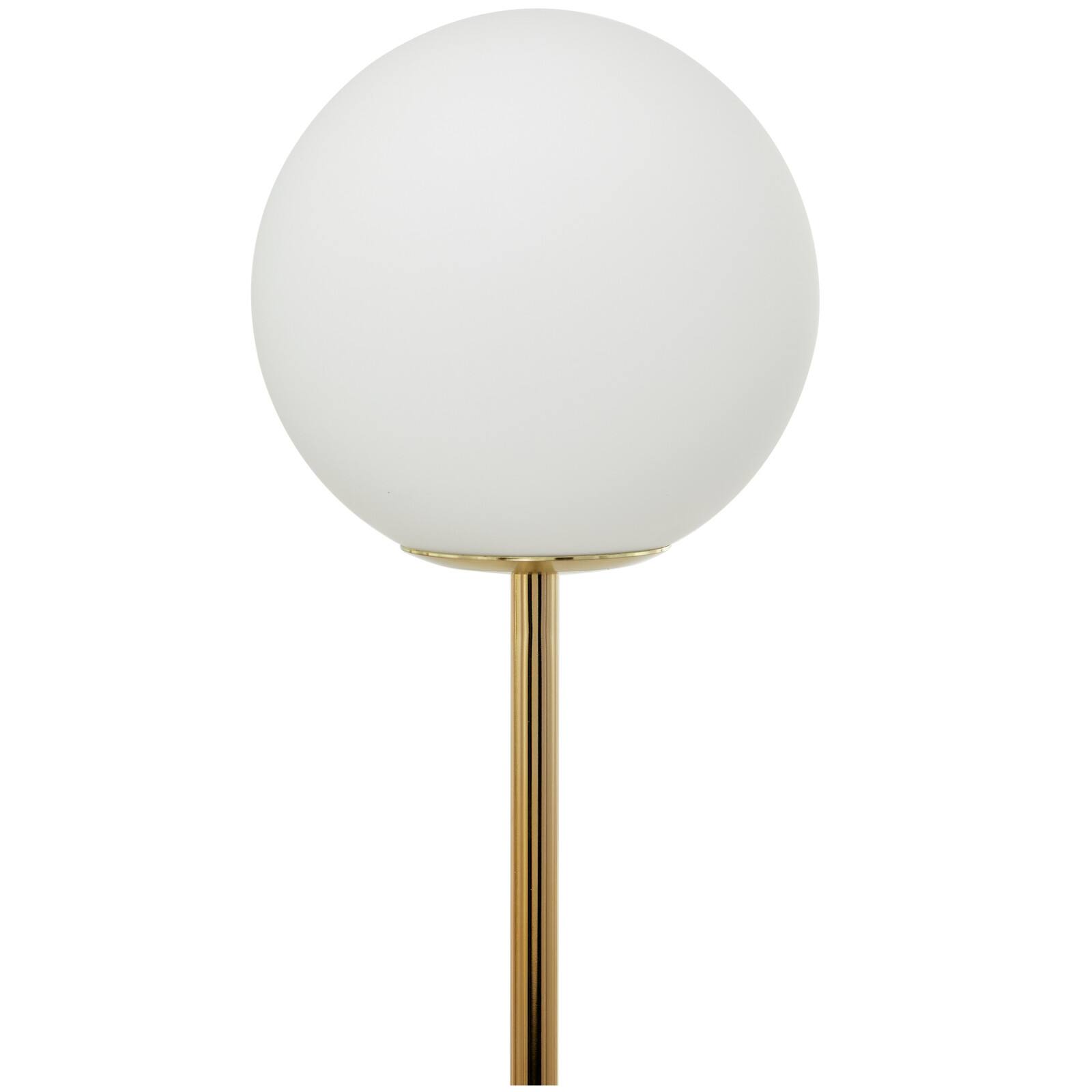 73&#x22; 2 Orb Light Floor Lamp with Marble Base