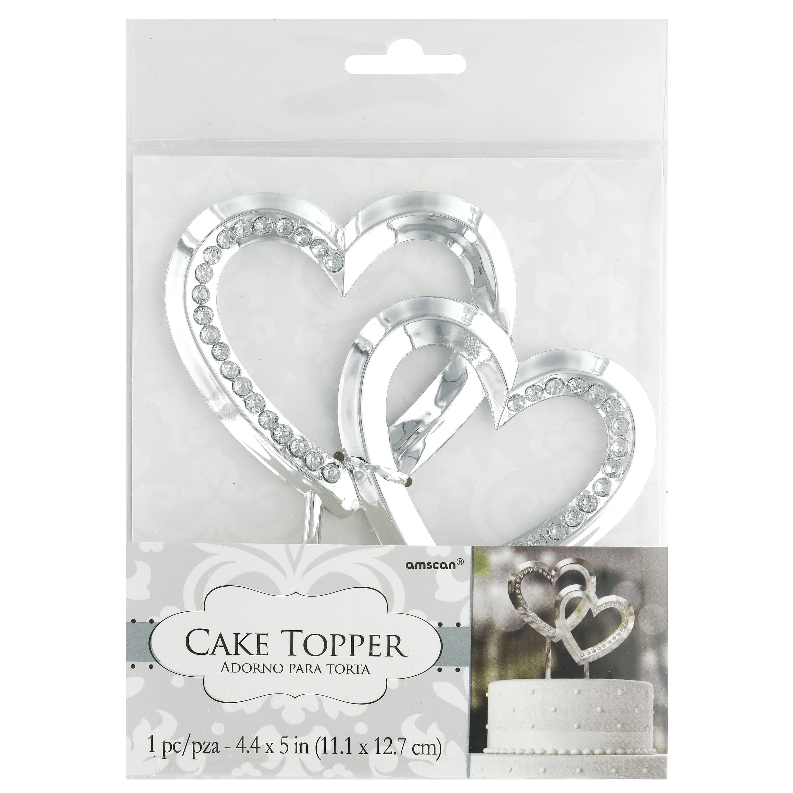 Personalised Heart Christmas Cake Topper