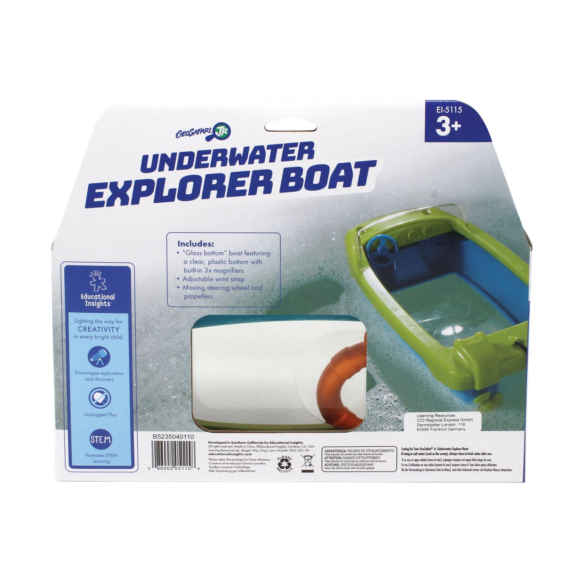 Educational Insights GeoSafari Jr. Underwater Explorer Boat