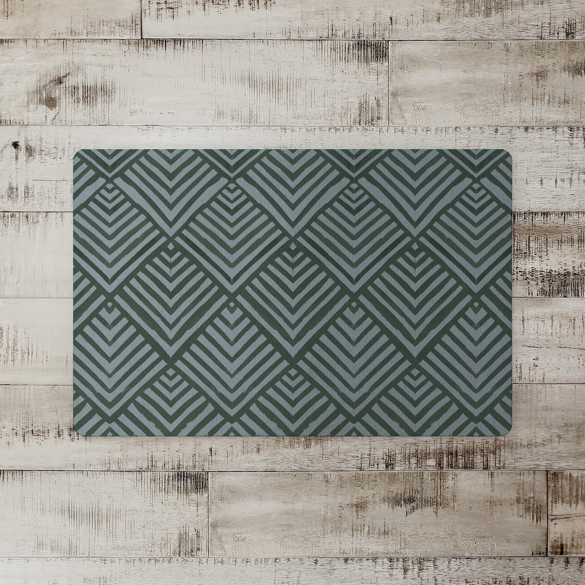 Watercolor Diamond Floor Mat