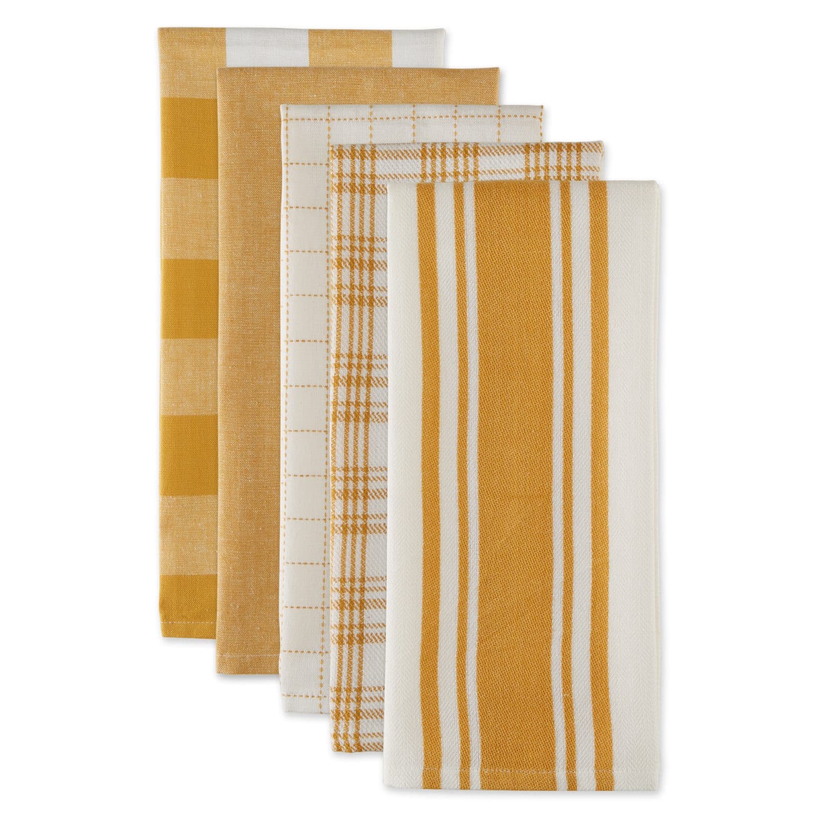 DII&#xAE; Honey Gold Everyday Dish Towels, 5ct.