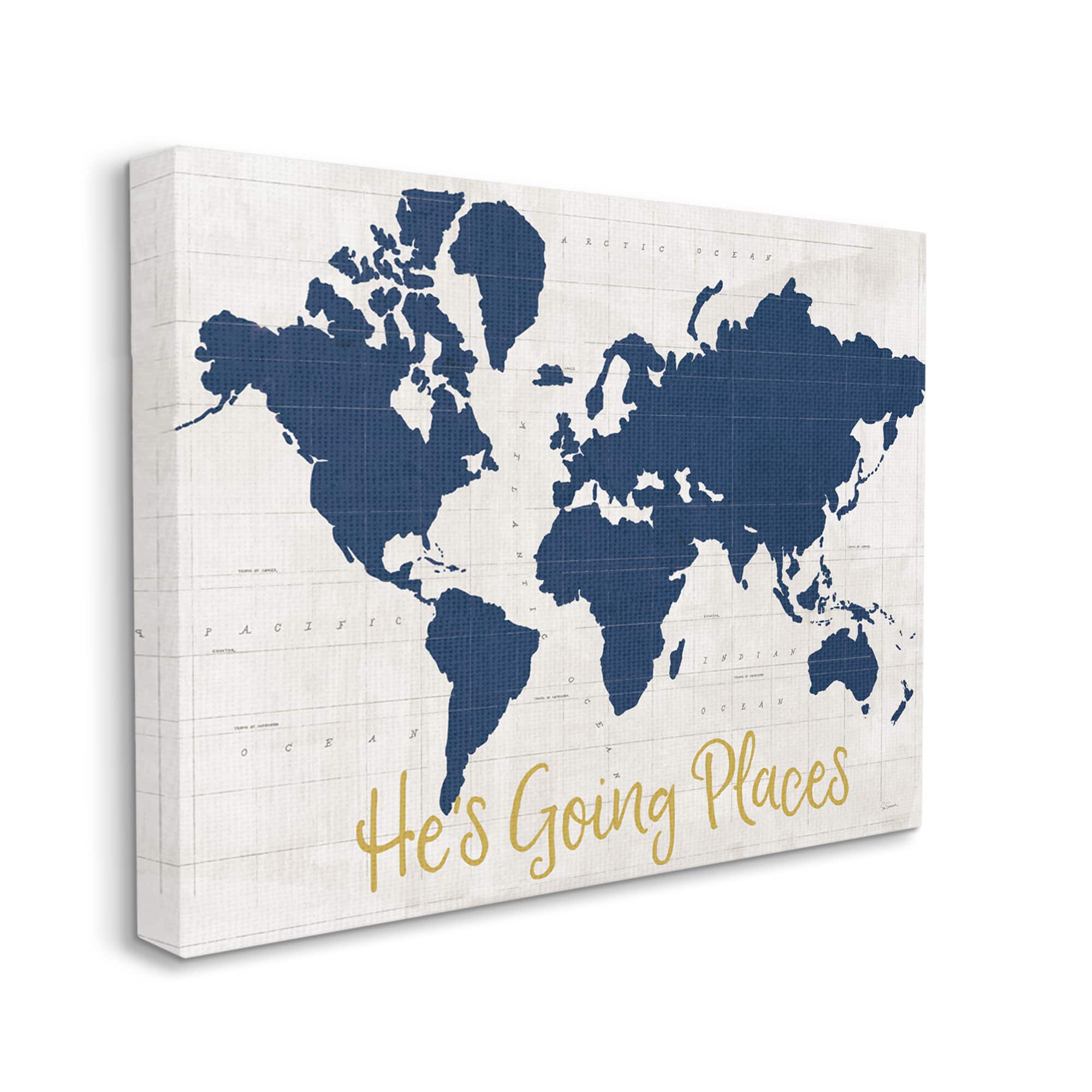 Stupell Industries He's Going Places Canvas Wall Art