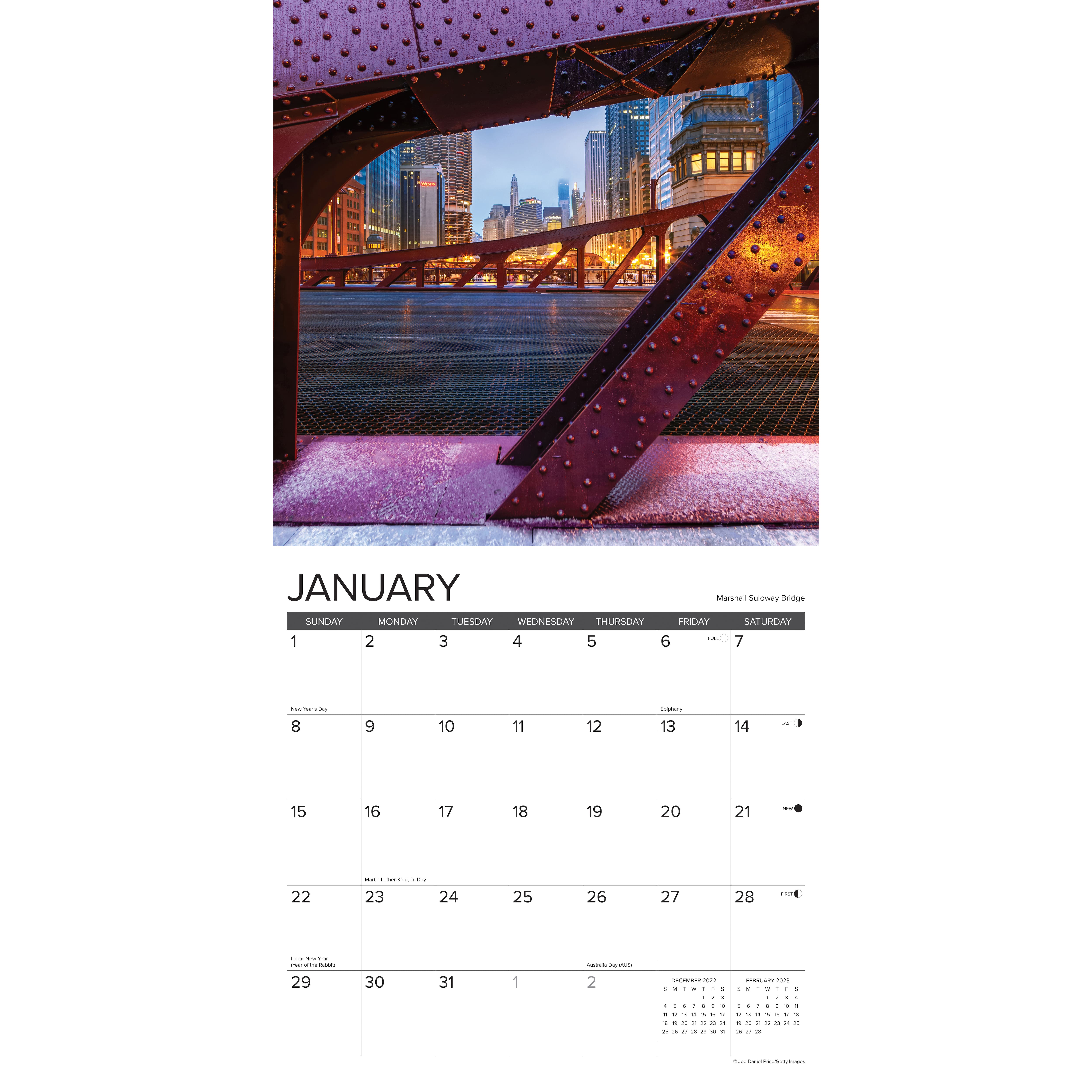 2023 Chicago Wall Calendar Wall Calendars Michaels