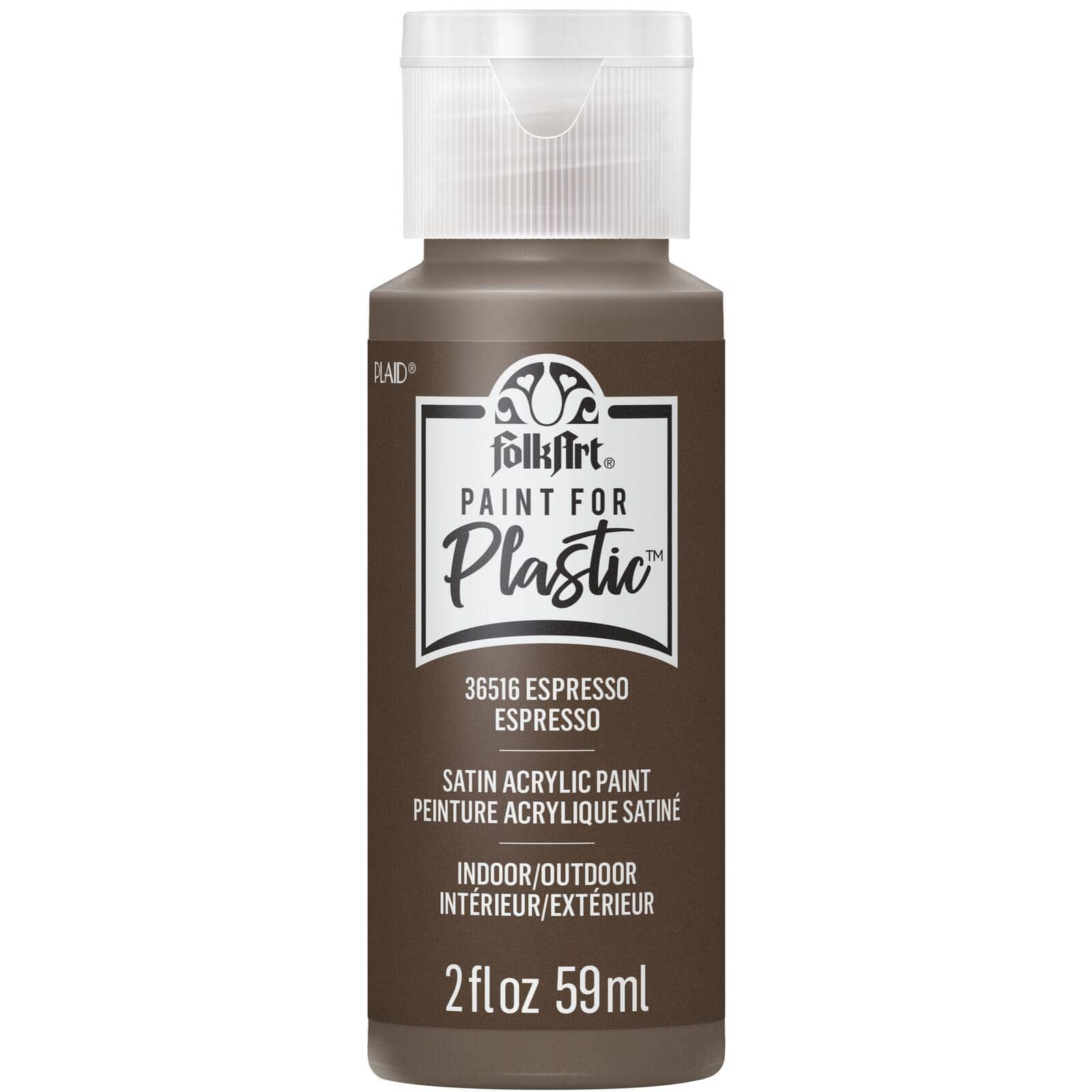 FolkArt &#xAE; Paint For Plastic&#x2122; Satin Acrylic Paint