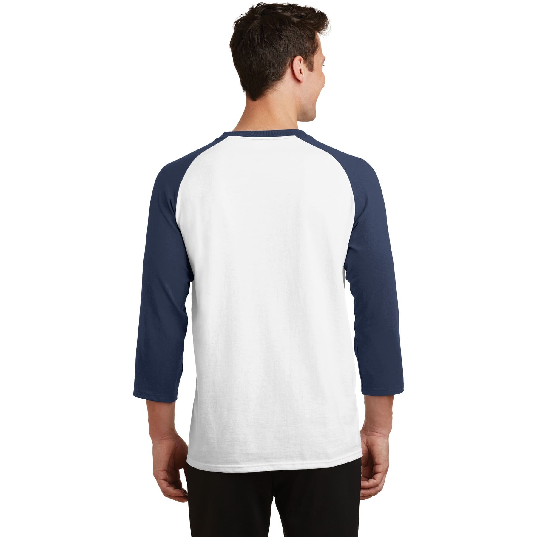 Port & Company® Core Blend 3/4-Sleeve Raglan Tee