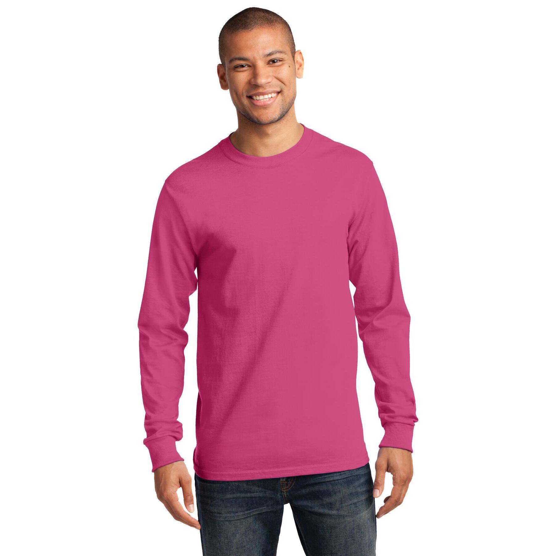 Port & Company® Color Long Sleeve Essential T-Shirt