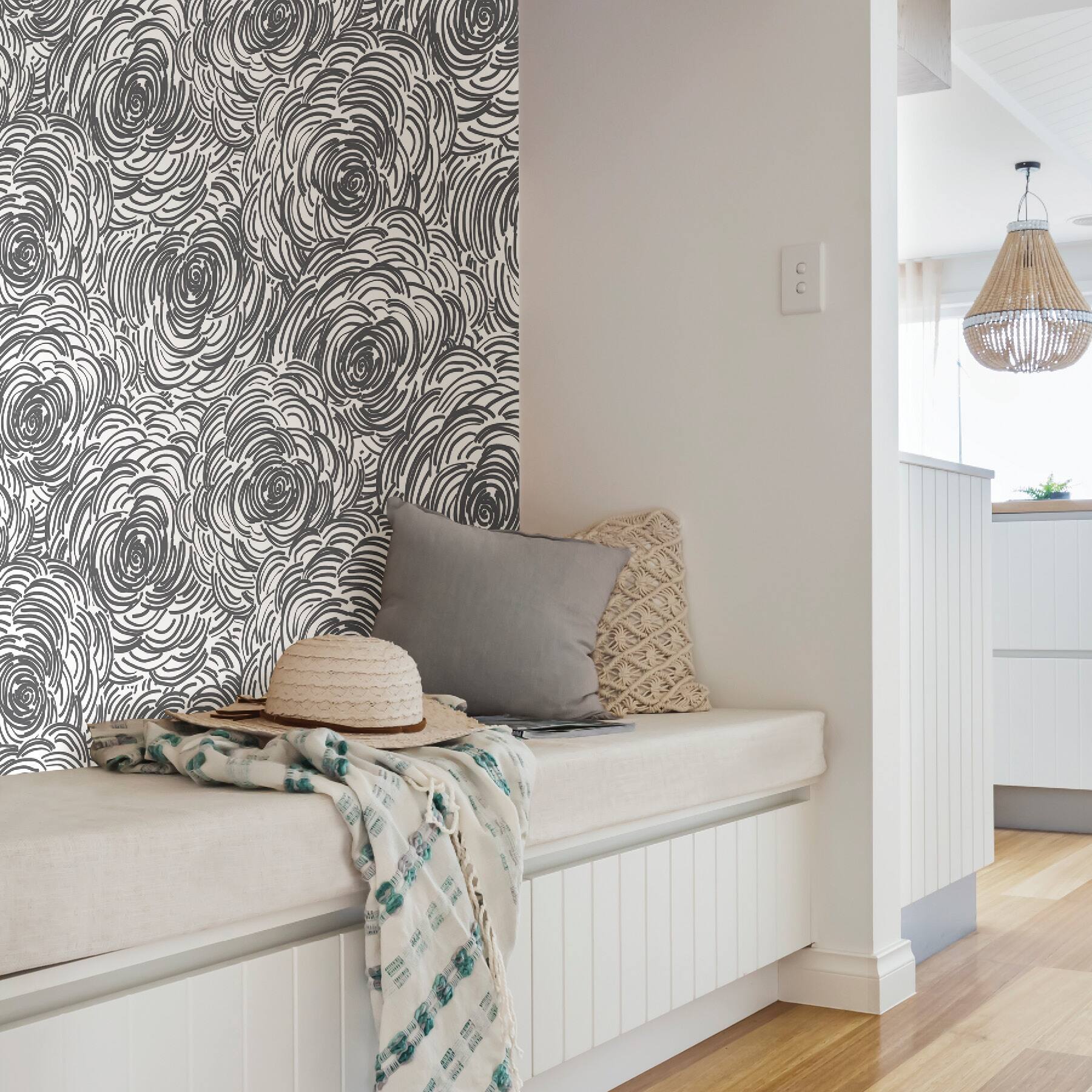 NuWallpaper Black Beauty Peel & Stick Wallpaper