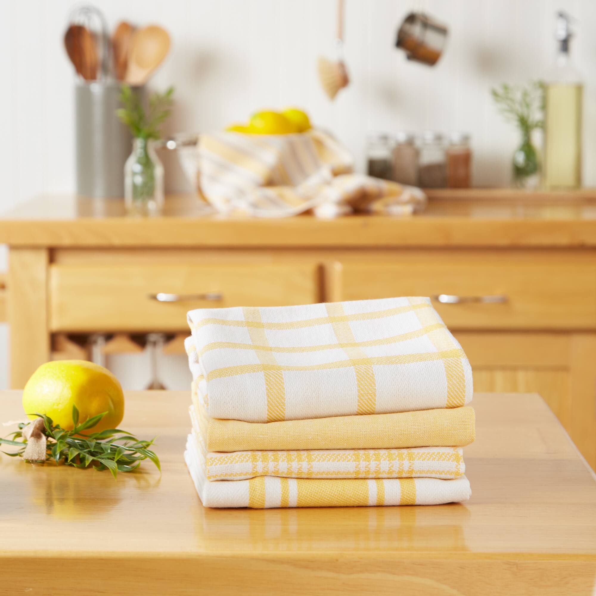 DII&#xAE; Woven Dish Towels, 5ct.