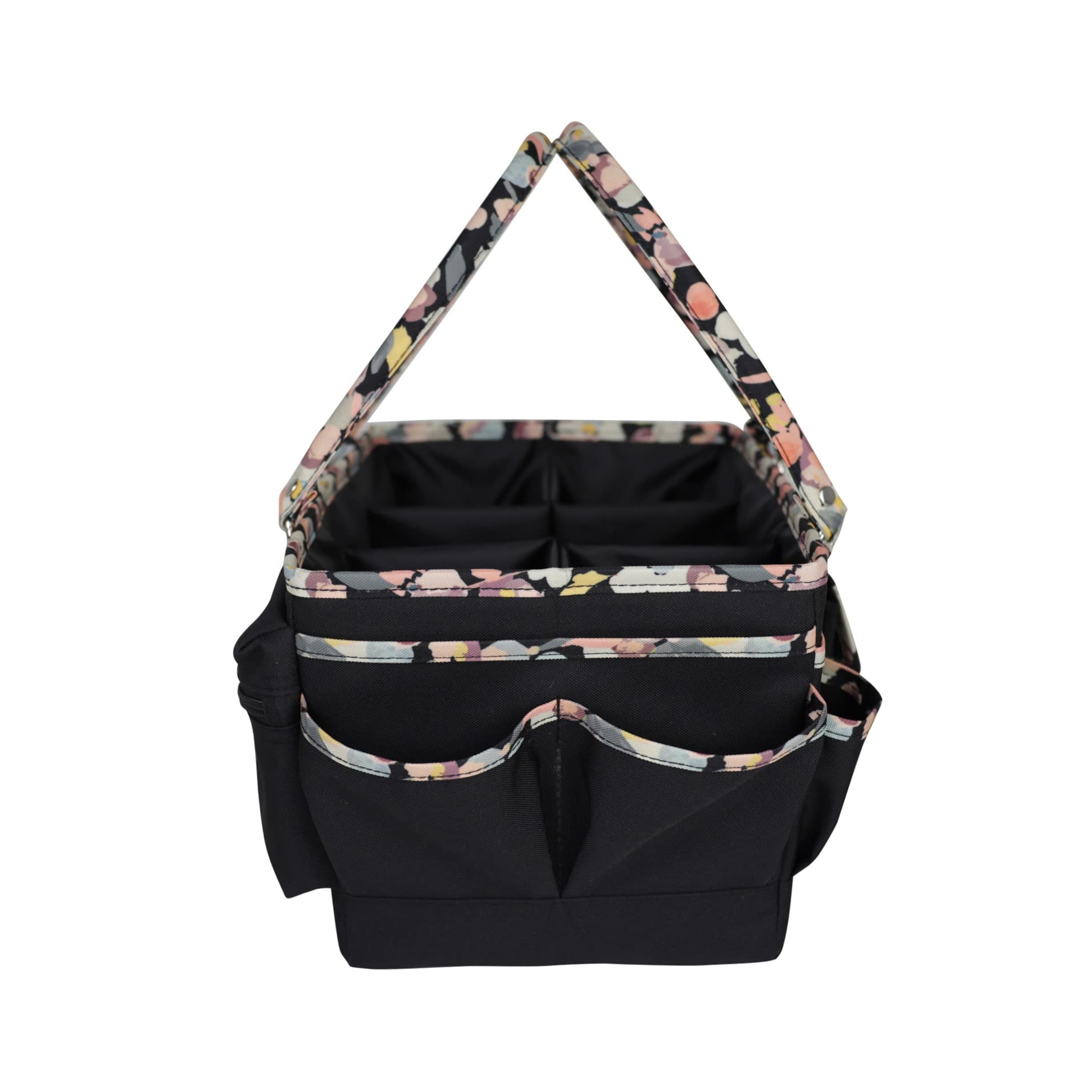 Everything Mary Black Floral Deluxe Store &#x26; Tote