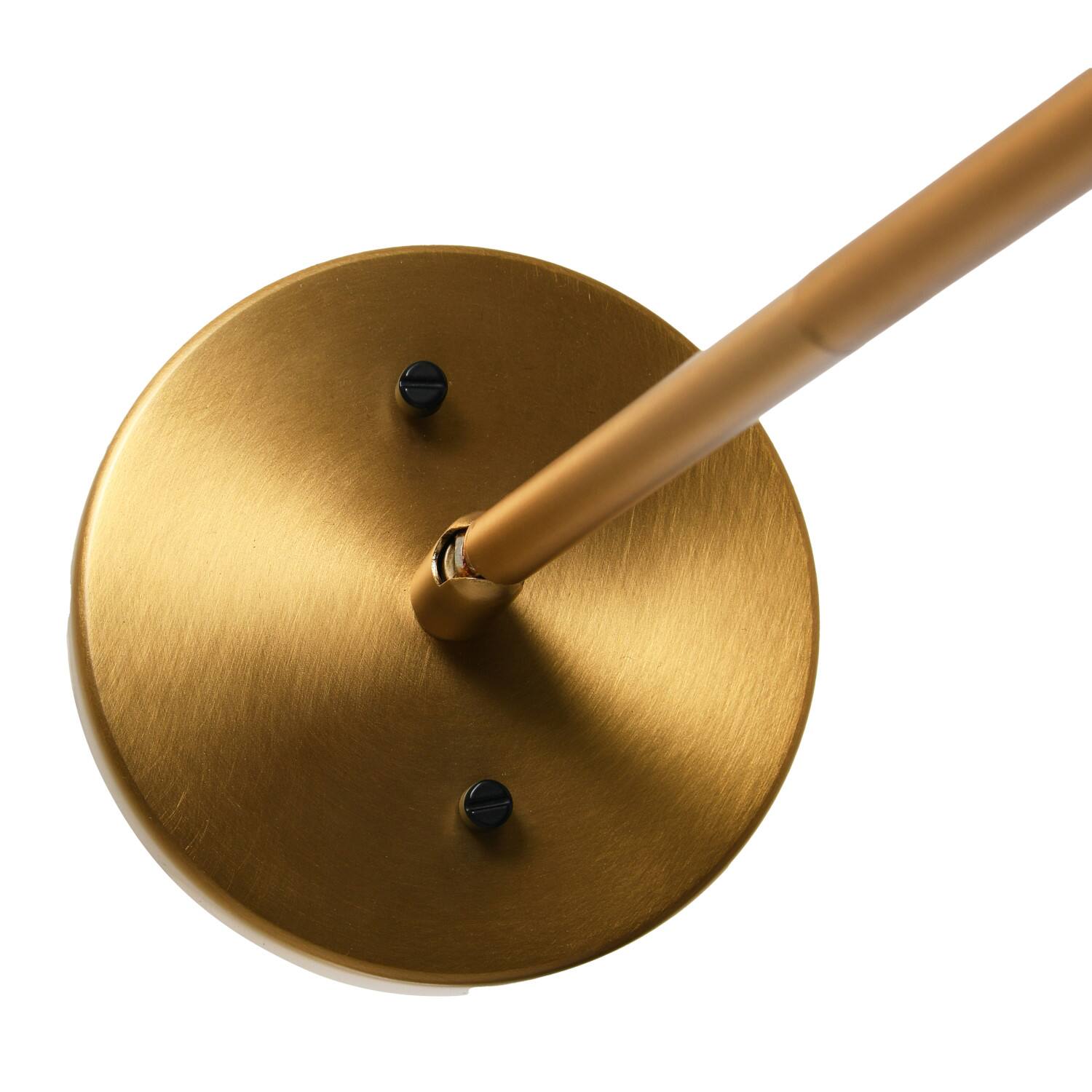 Hello Honey® Robert Stevenson Lighting Beckett Black & Brushed Gold Metal Ceiling Light with Shade