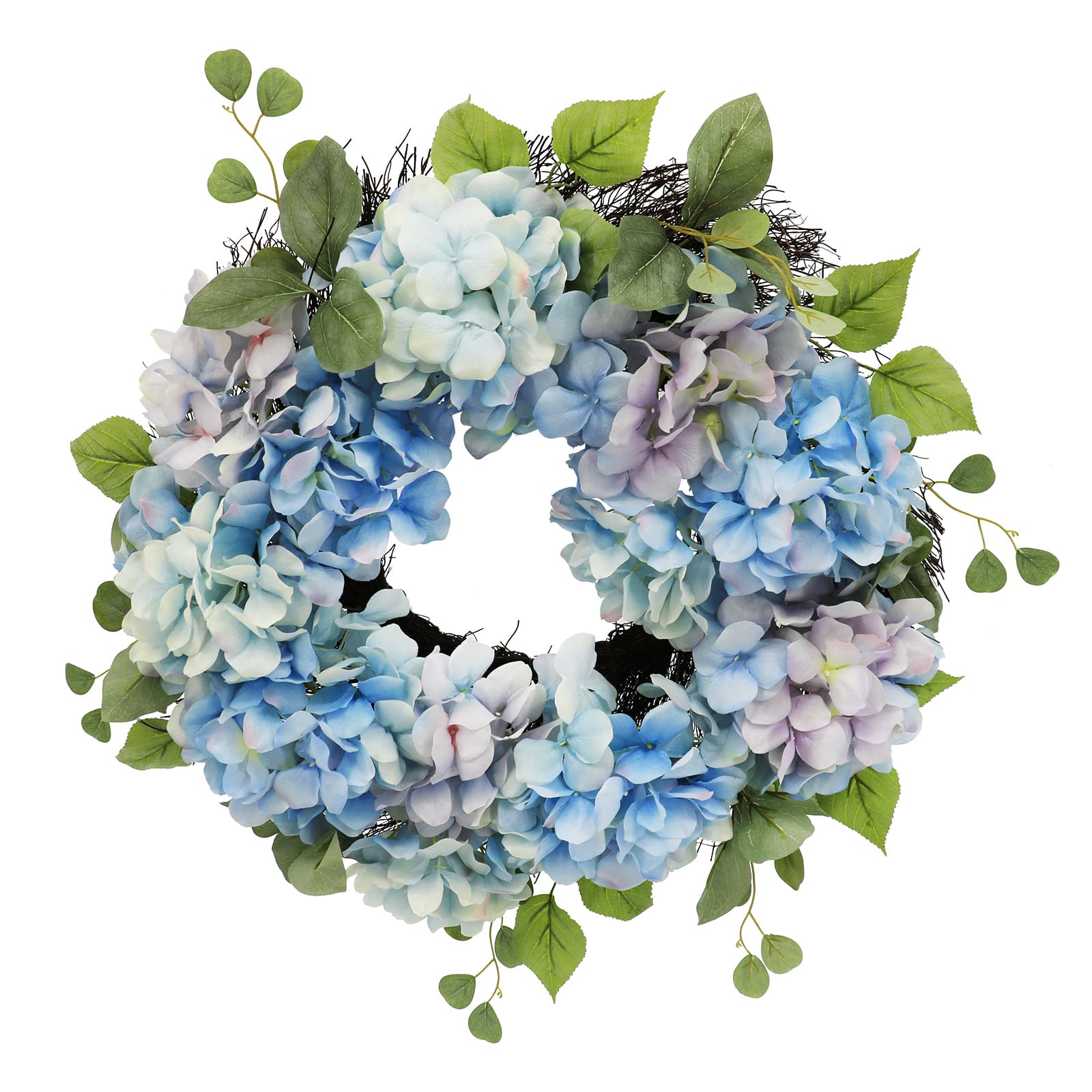 24&#x22; Blue &#x26; Purple Hydrangea Wreath by Ashland&#xAE;