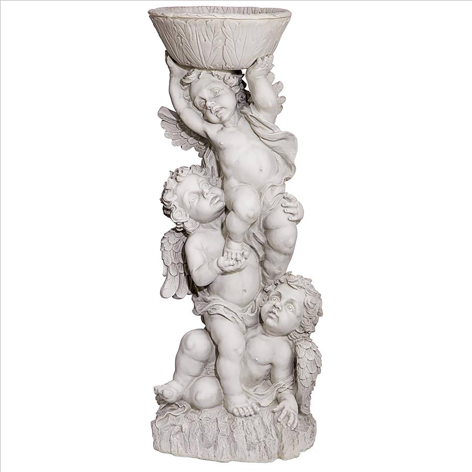 Design Toscano&#xAE; 3ft. Three Cherubs with Urn Statue