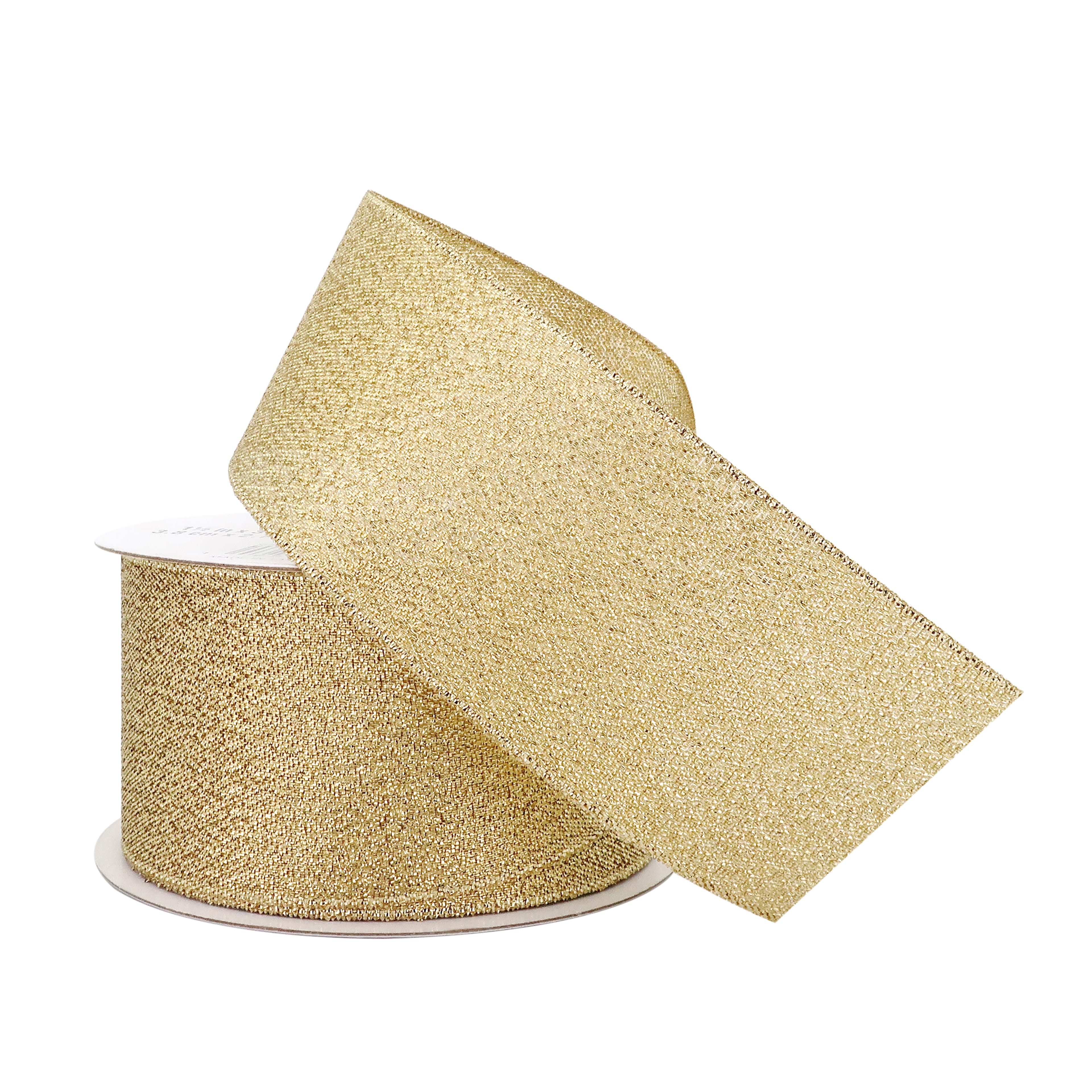 2.5 x 8.3yd. Faux Linen Wired Ribbon by Celebrate It® Specialty
