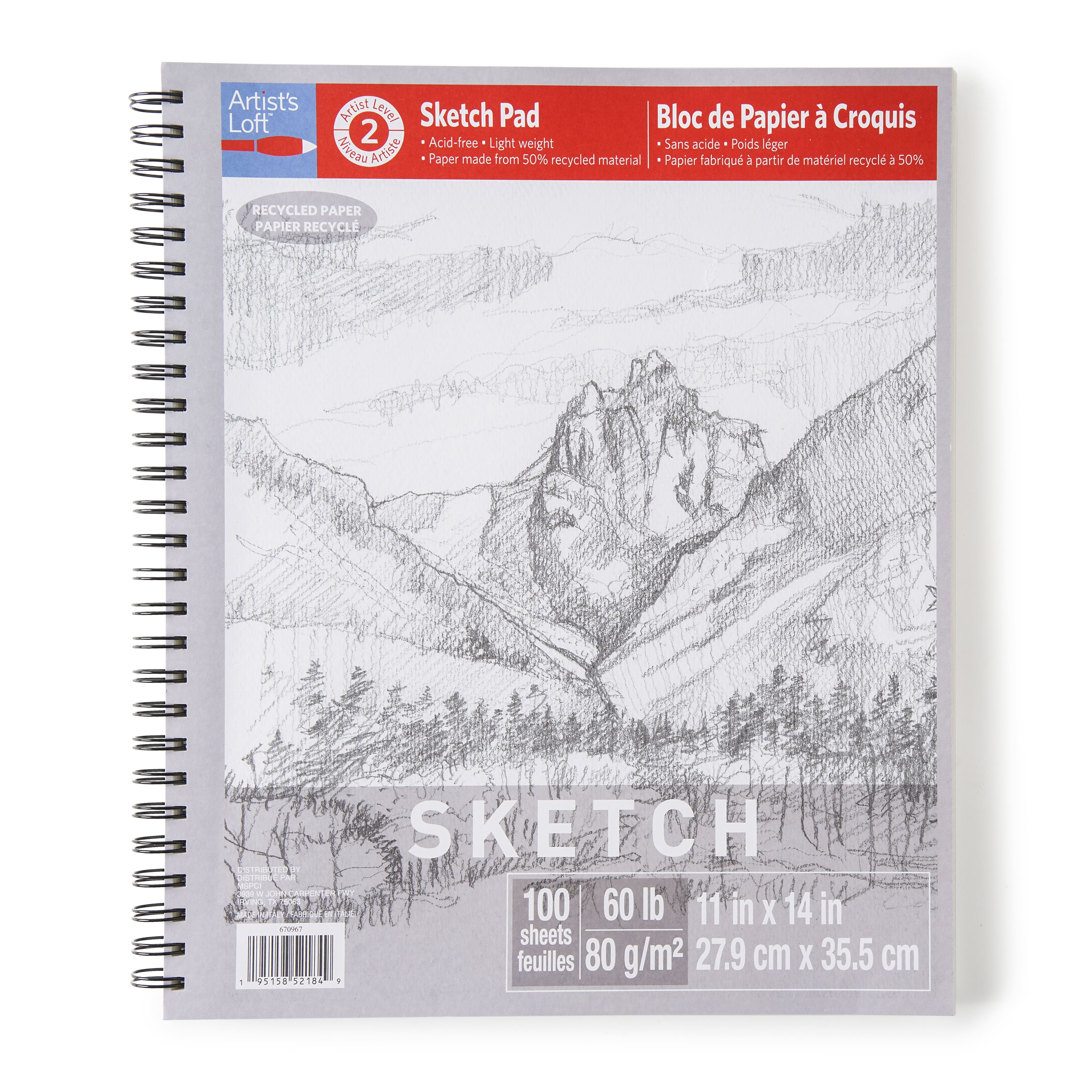 Recycled Sketch Paper Pad by Artist's Loft™
