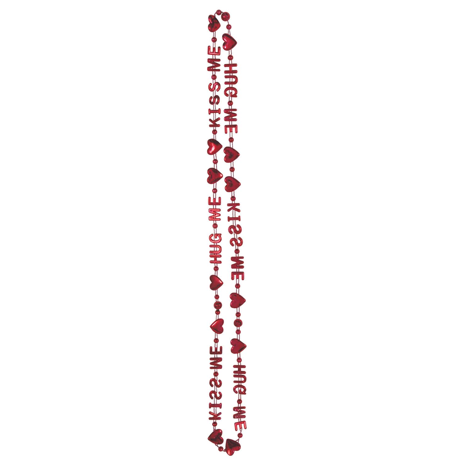 Beistle 36" Hug Me, Kiss Me Beads-Of-Expression Necklaces, 4ct.