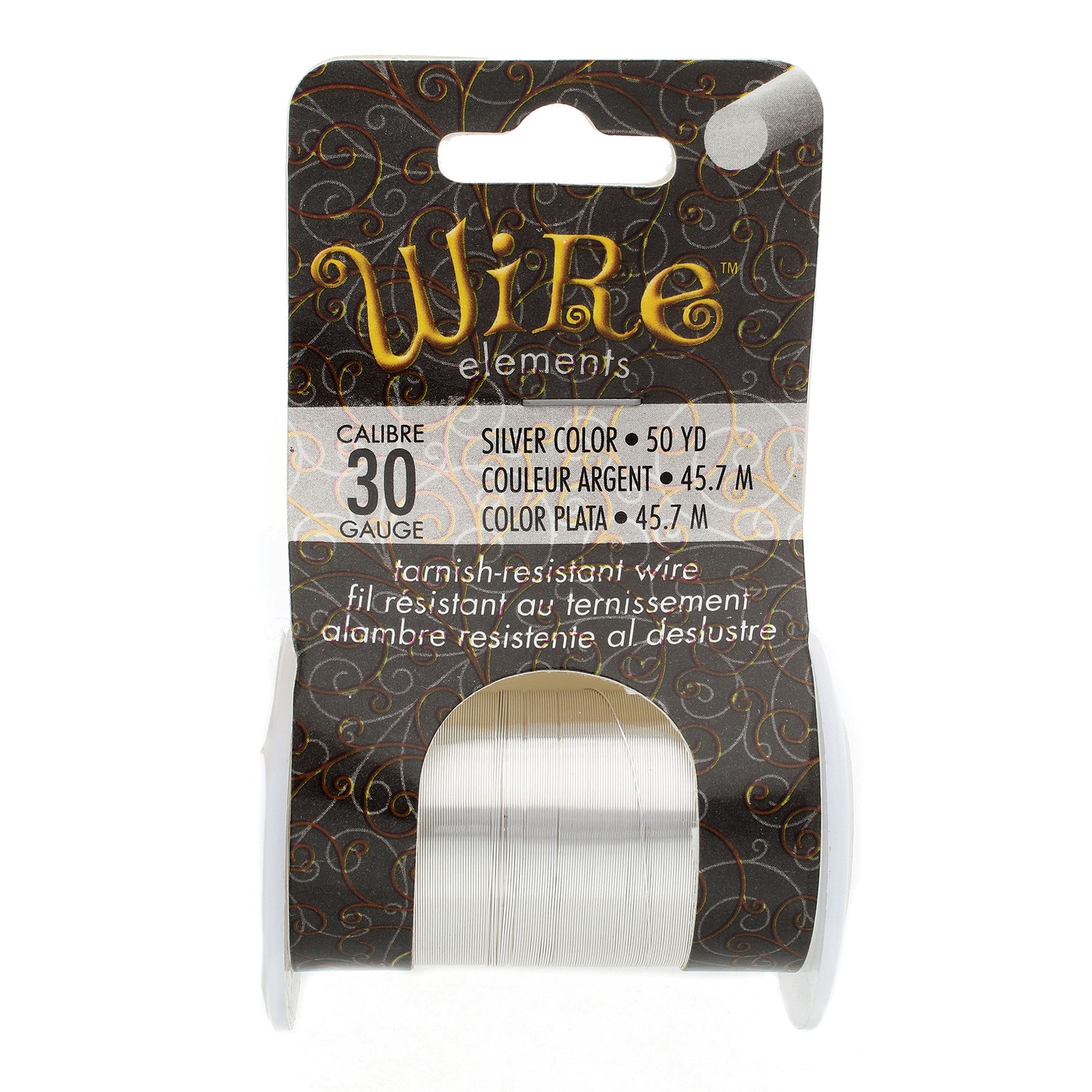 The Beadsmith® Wire™ Elements 30 Gauge Tarnish-Resistant Wire