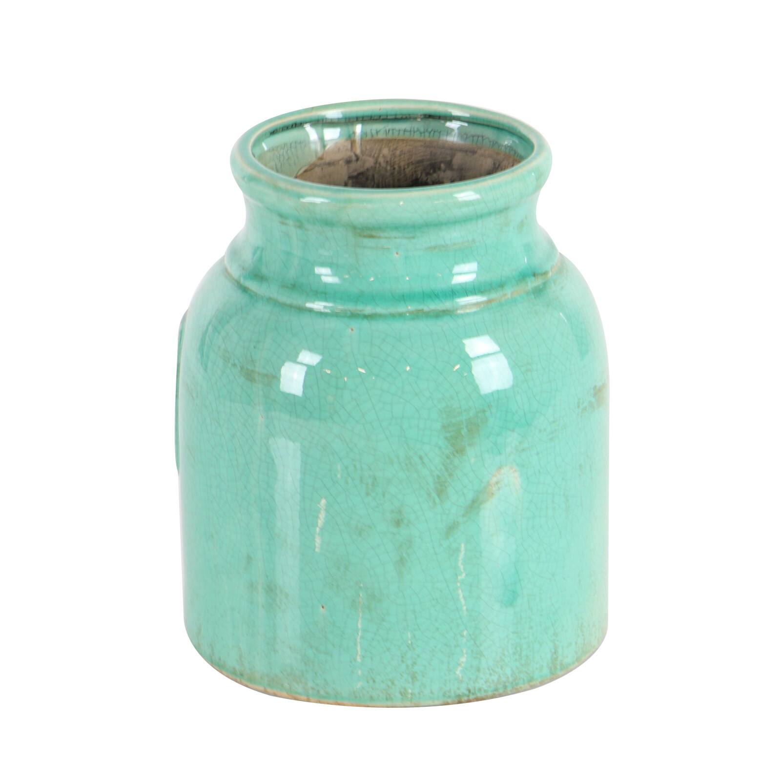 9&#x22; Terracotta Vintage Decorative Jar Set