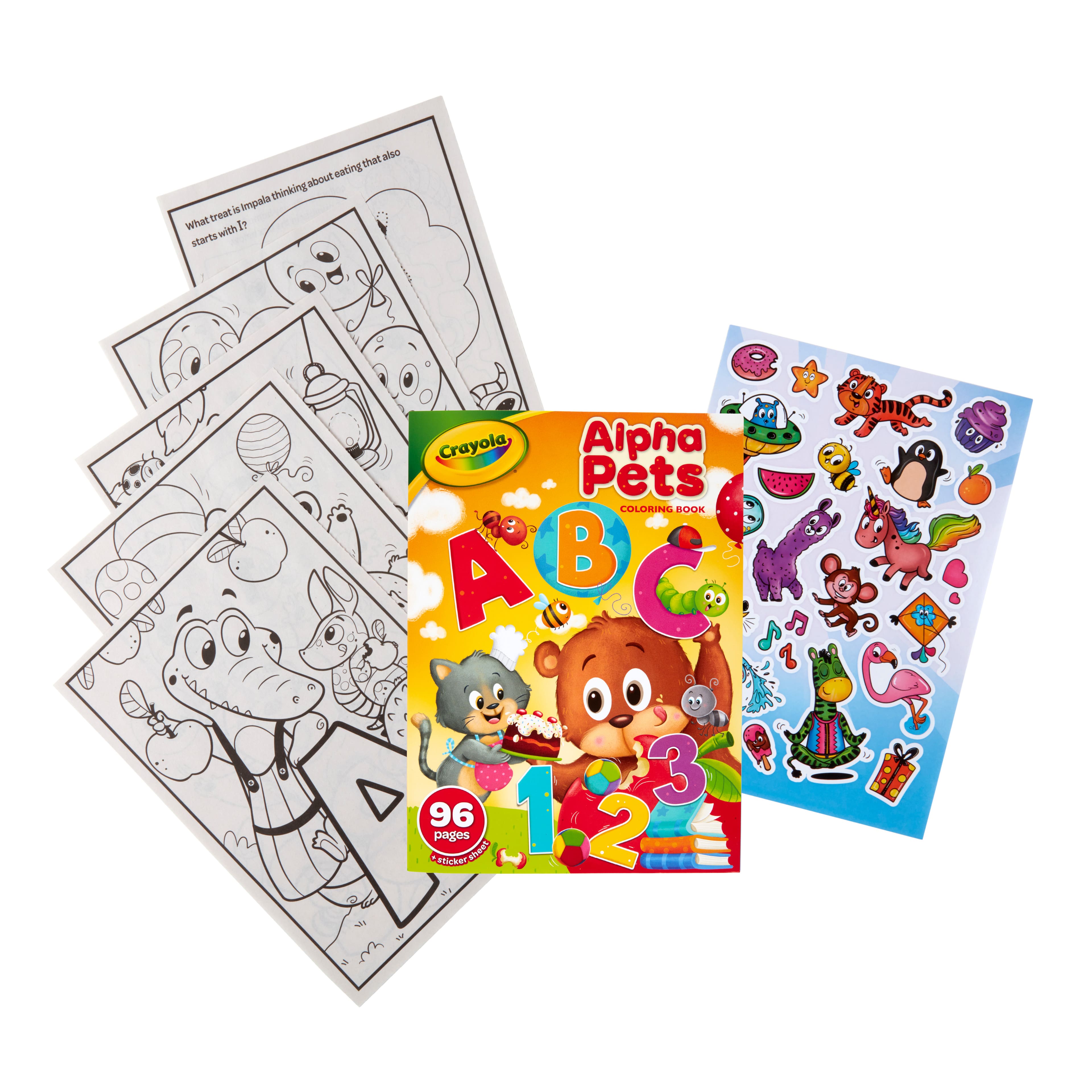 Crayola&#xAE; Alpha Pets Coloring Book