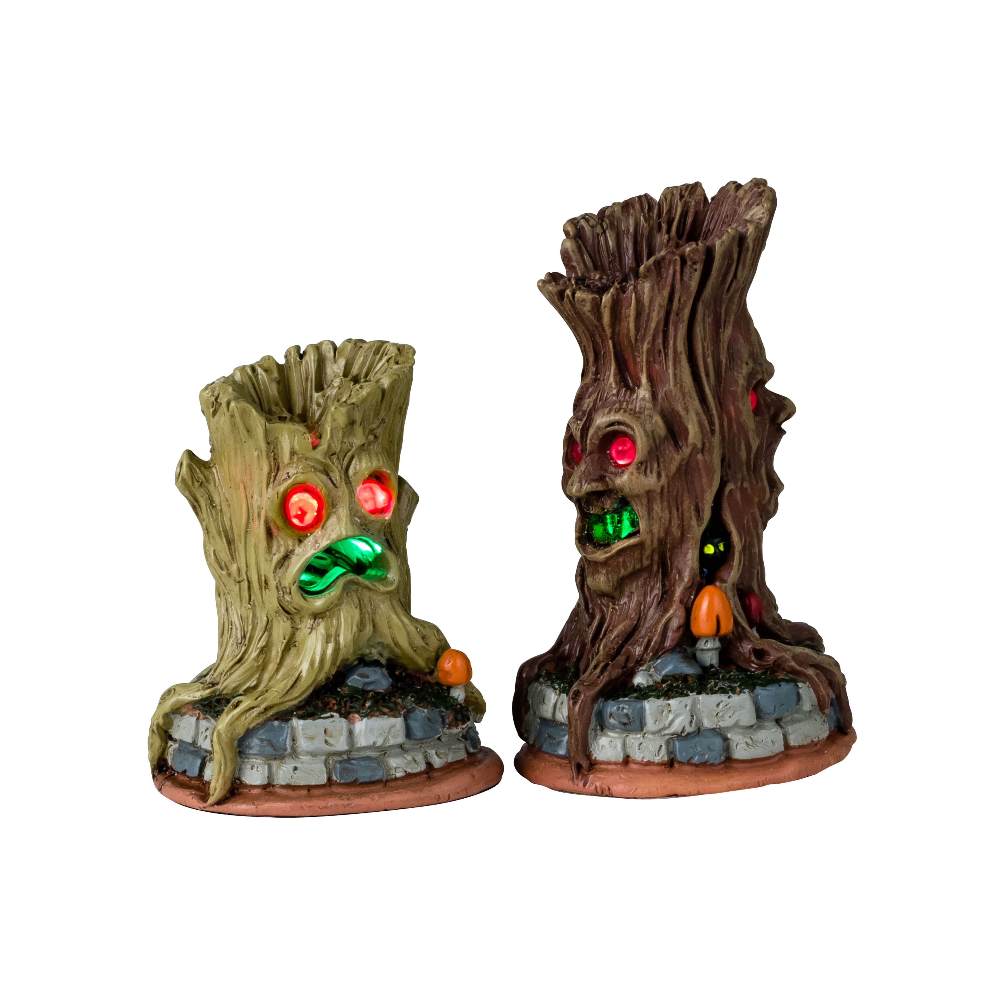 Lemax Spooky Town Battery Operated Spooky Tree Trunks