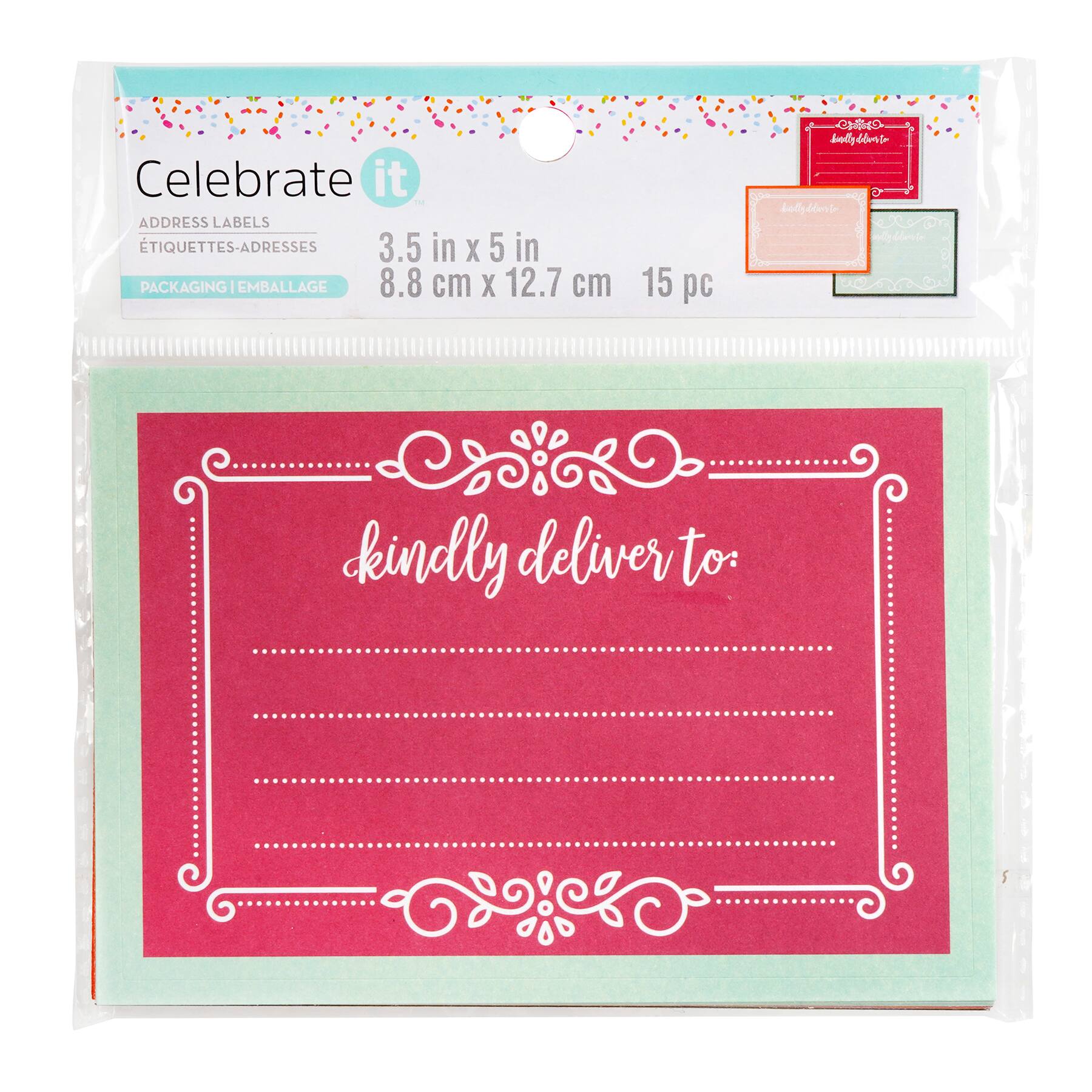 12 Packs: 15 ct. (180 total) Decorative Edge Address Labels by Celebrate It™