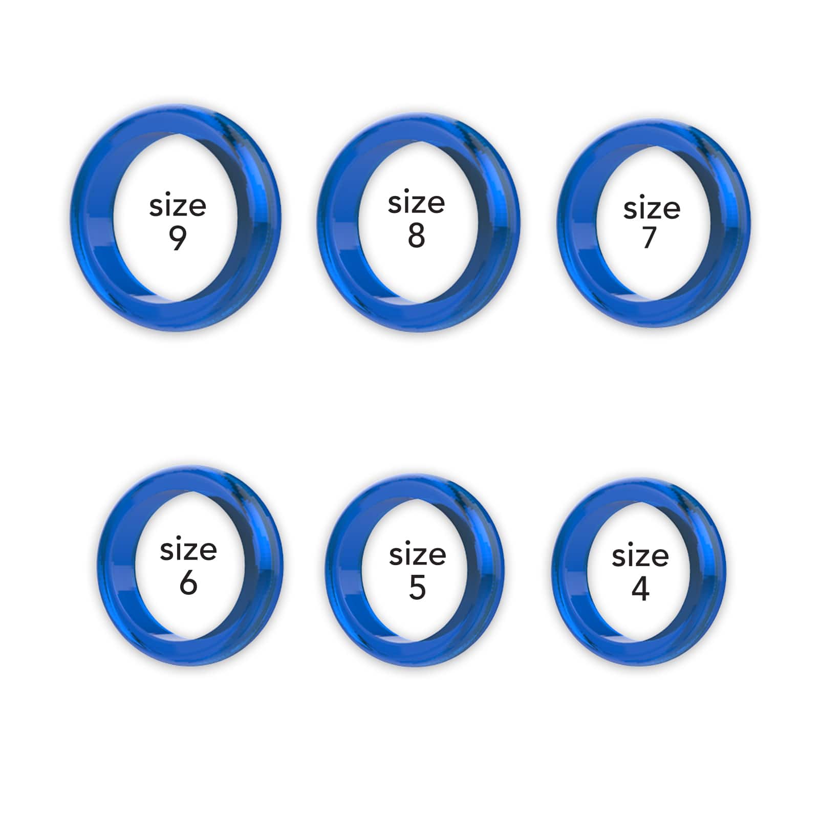 12 Pack: Blue Moon Studio™ UV Resin Craft Rings Flat Mold