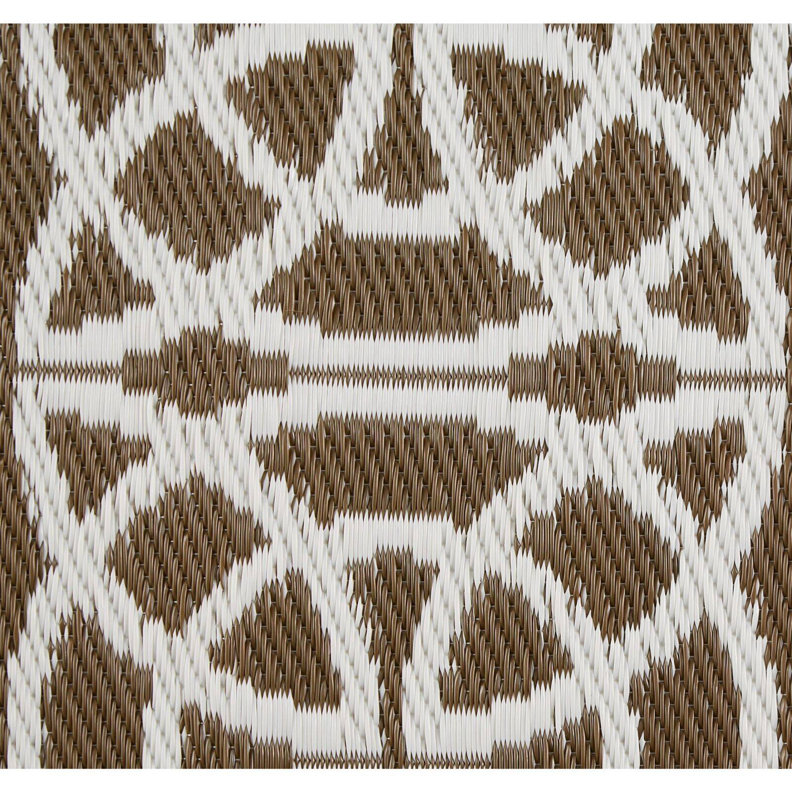 DII® Dark Brown Infinity Circle Outdoor Rug, 4ft. x 6ft.