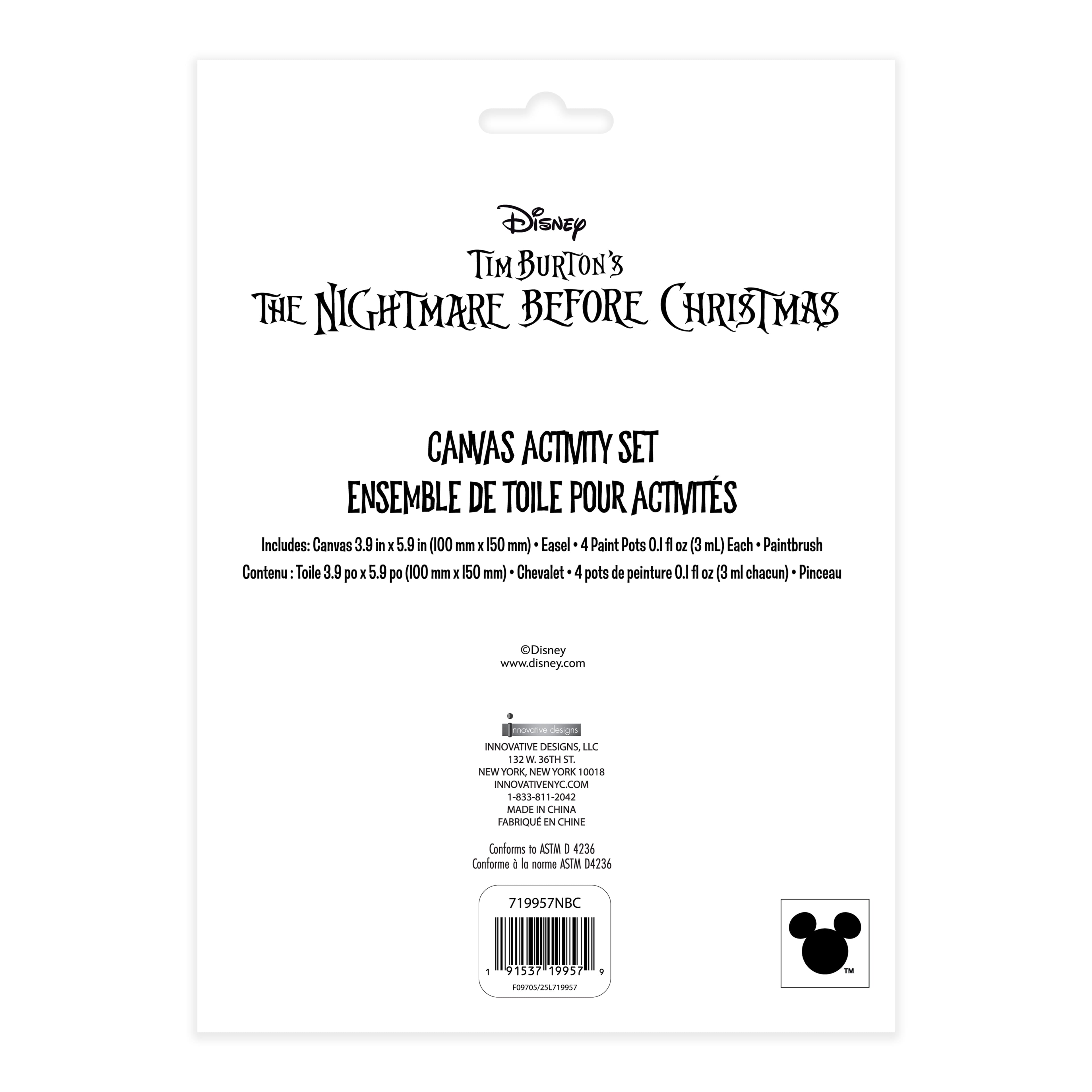 Disney&#xAE; The Nightmare Before Christmas Canvas Activity Set
