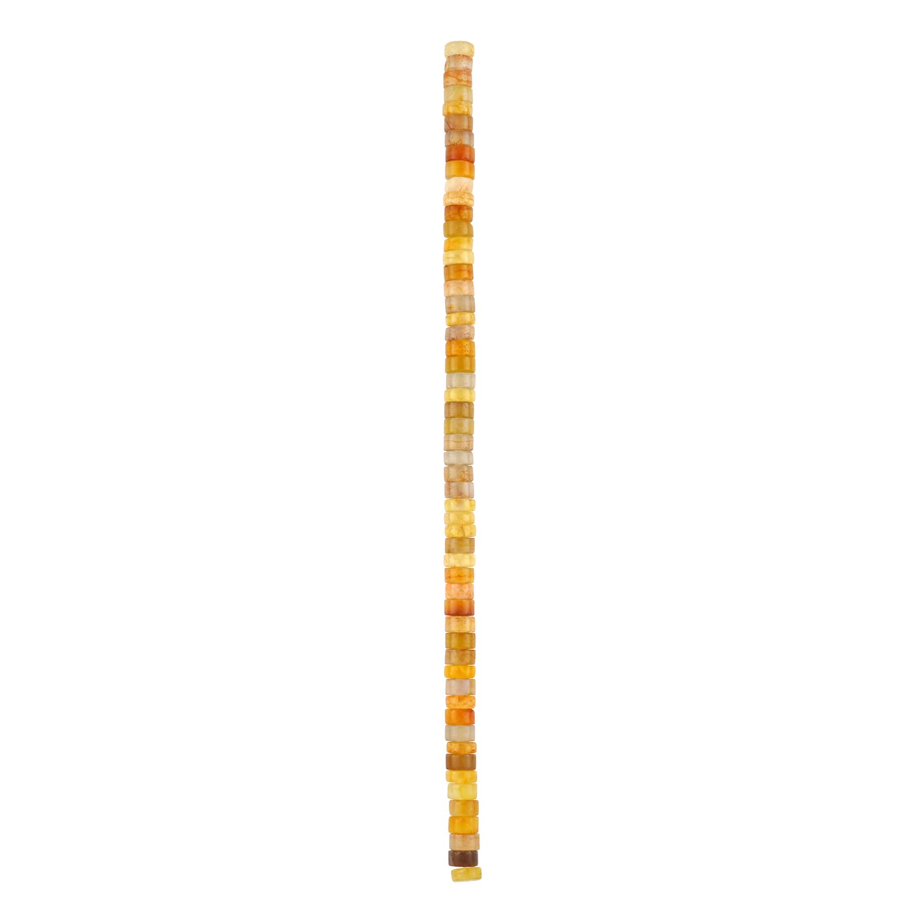 Yellow Fire Agate Heishi Beads by Bead Landing&#x2122;