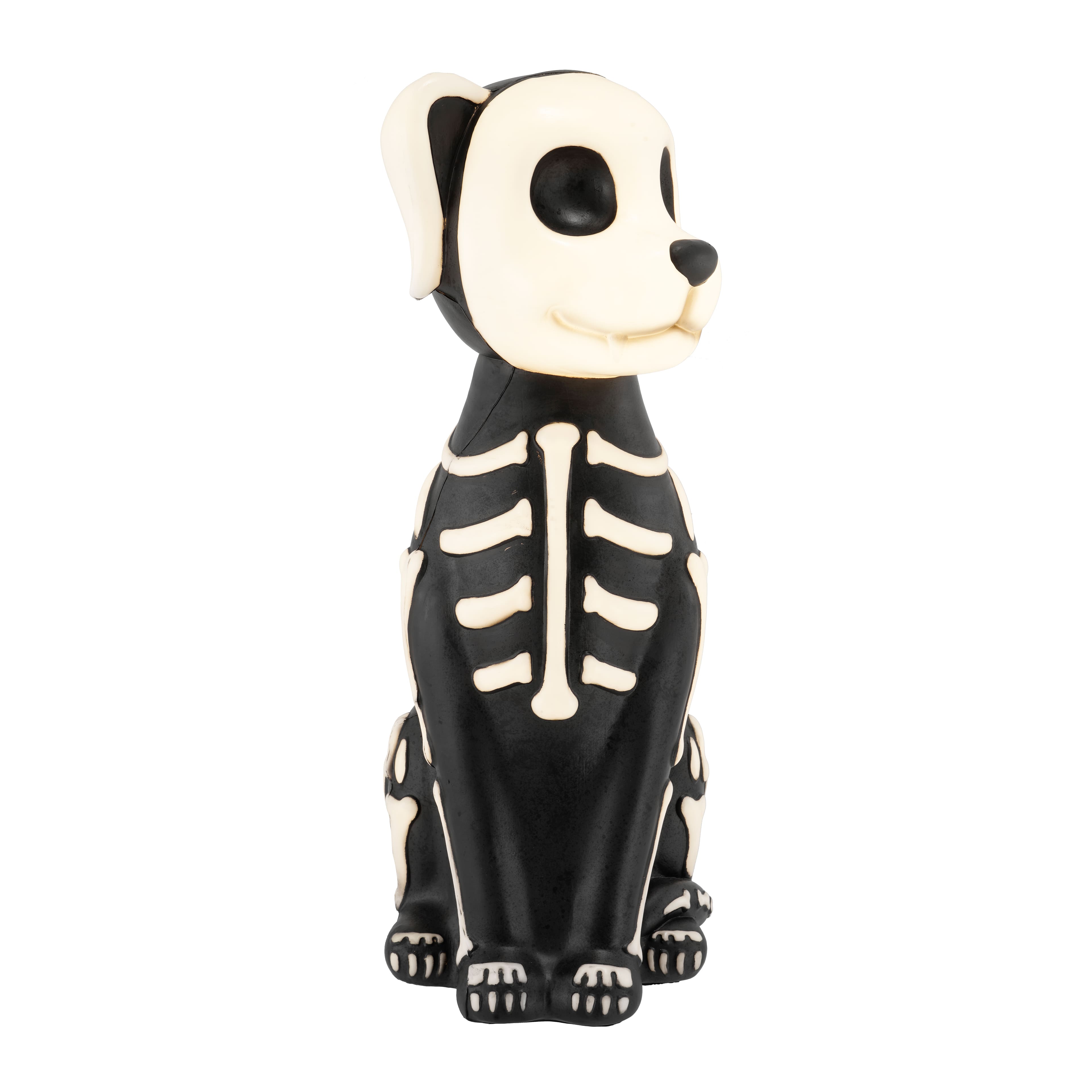 23.5&#x22; LED Lighted Skeleton Dog Blow Mold by Ashland&#xAE;