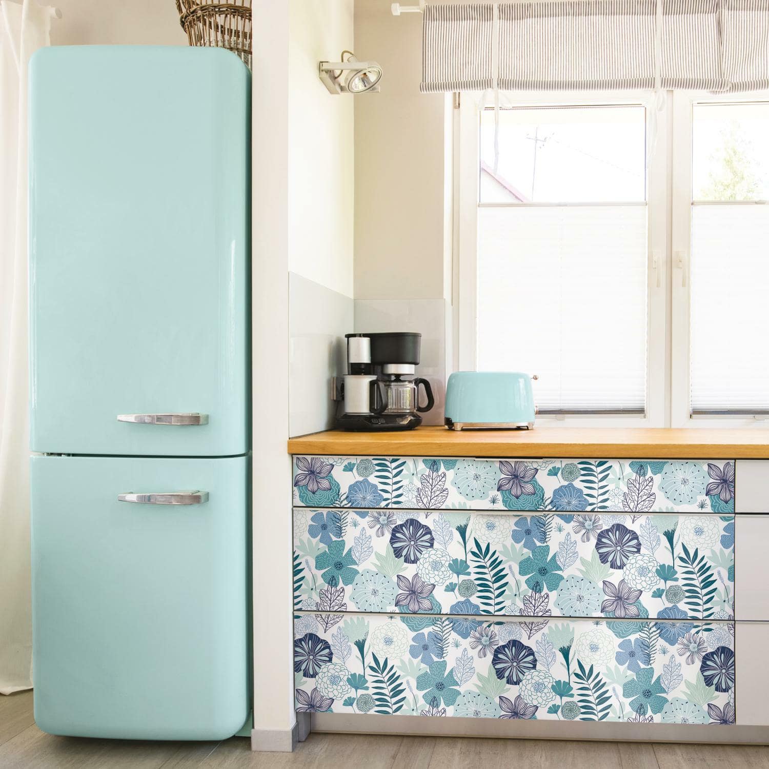 RoomMates Perennial Blooms Peel & Stick Wallpaper