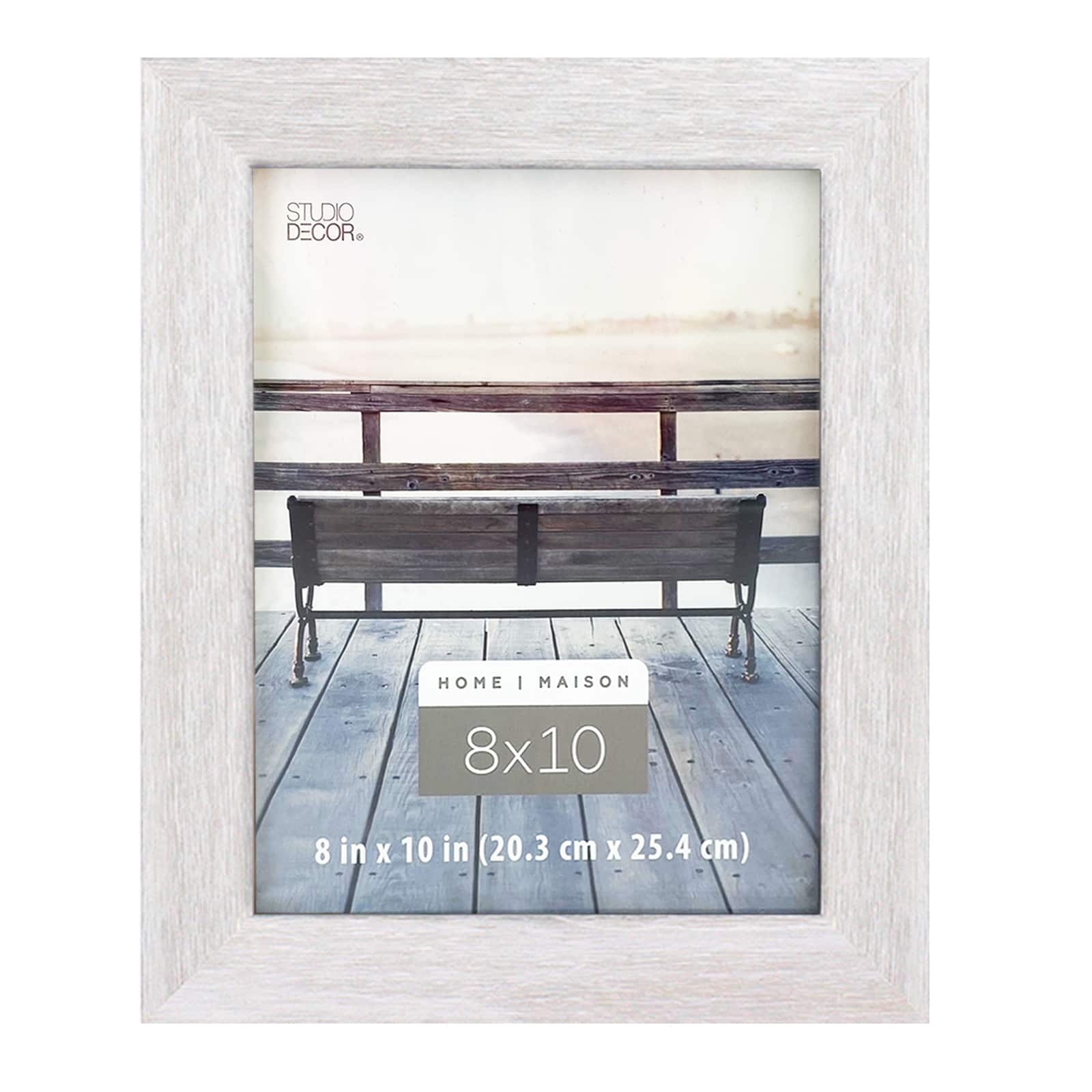 Distressed White Frame, Home Collection By Studio D&#xE9;cor&#xAE;
