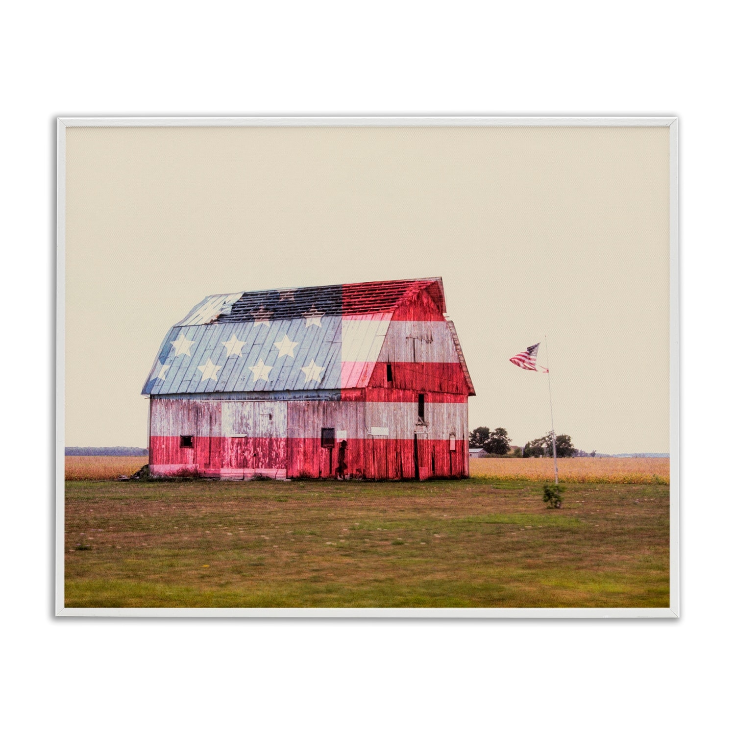 Stupell Industries Americana Farmhouse Barn Framed Giclee Art