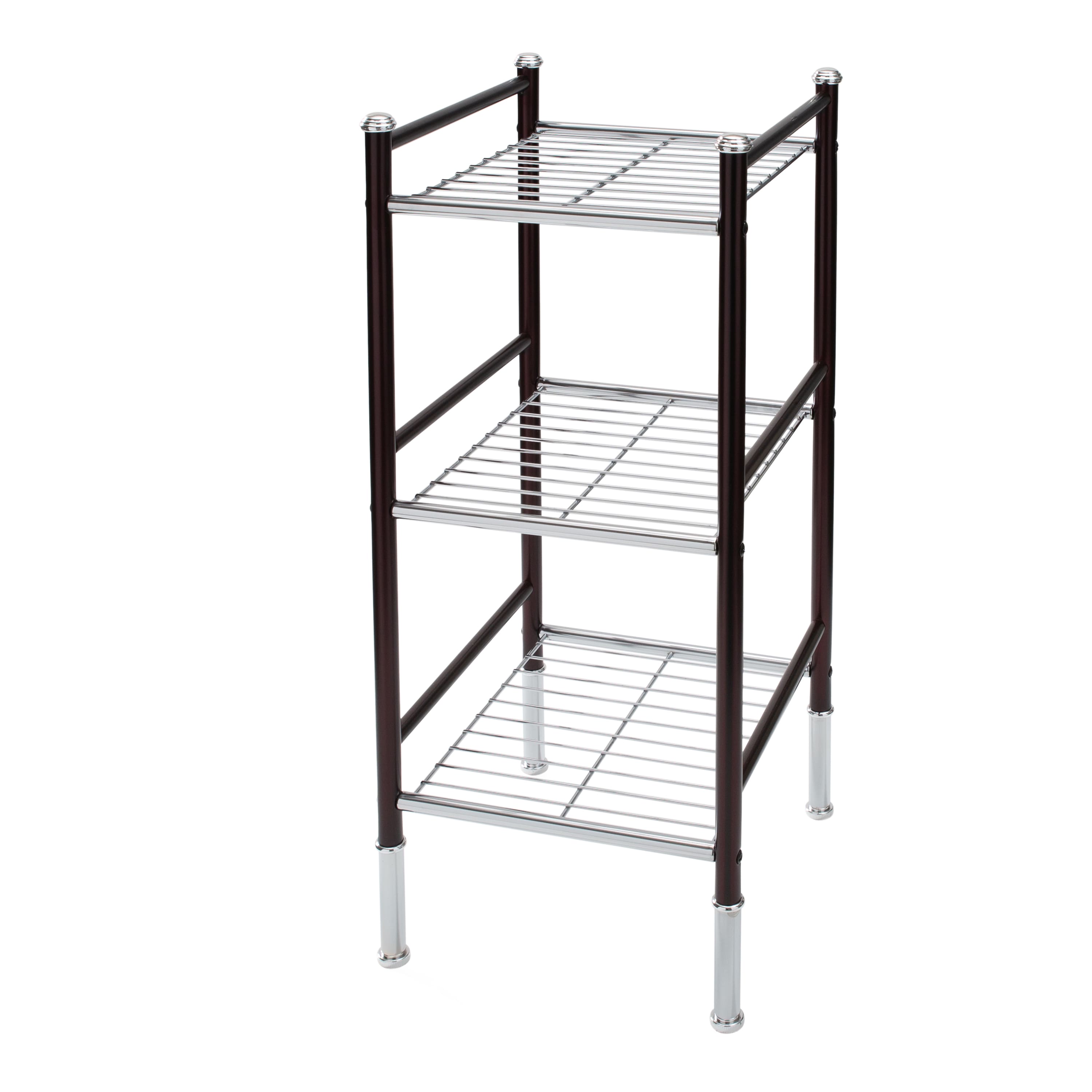 Organize It All Duplex 3 Tier Square Freestanding Wire Rack