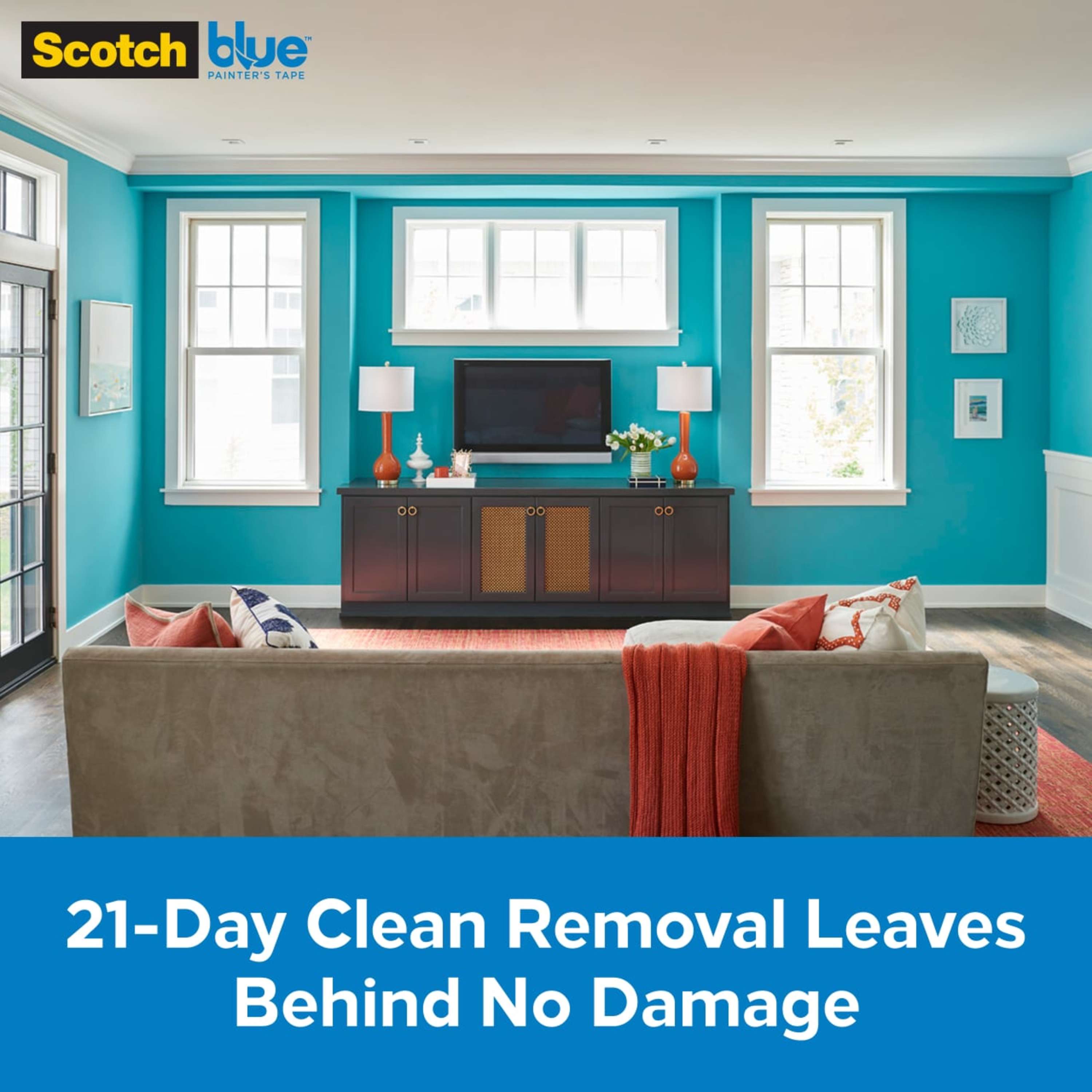 ScotchBlue™ 48" x 90ft. Painter's Tape & Plastic with Dispenser