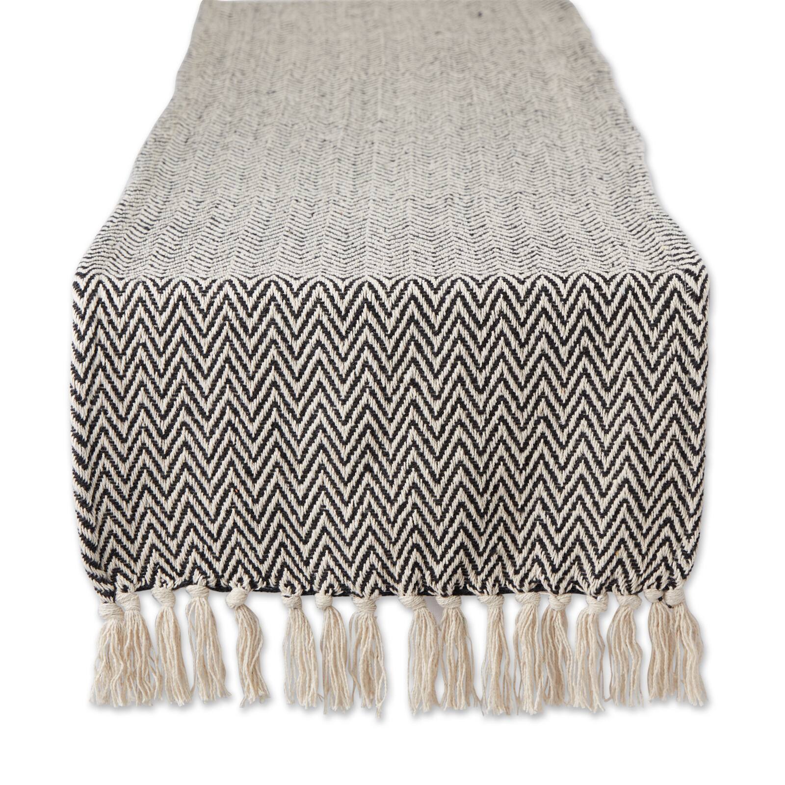 DII&#xAE; 72&#x22; Chevron Handloom Table Runner