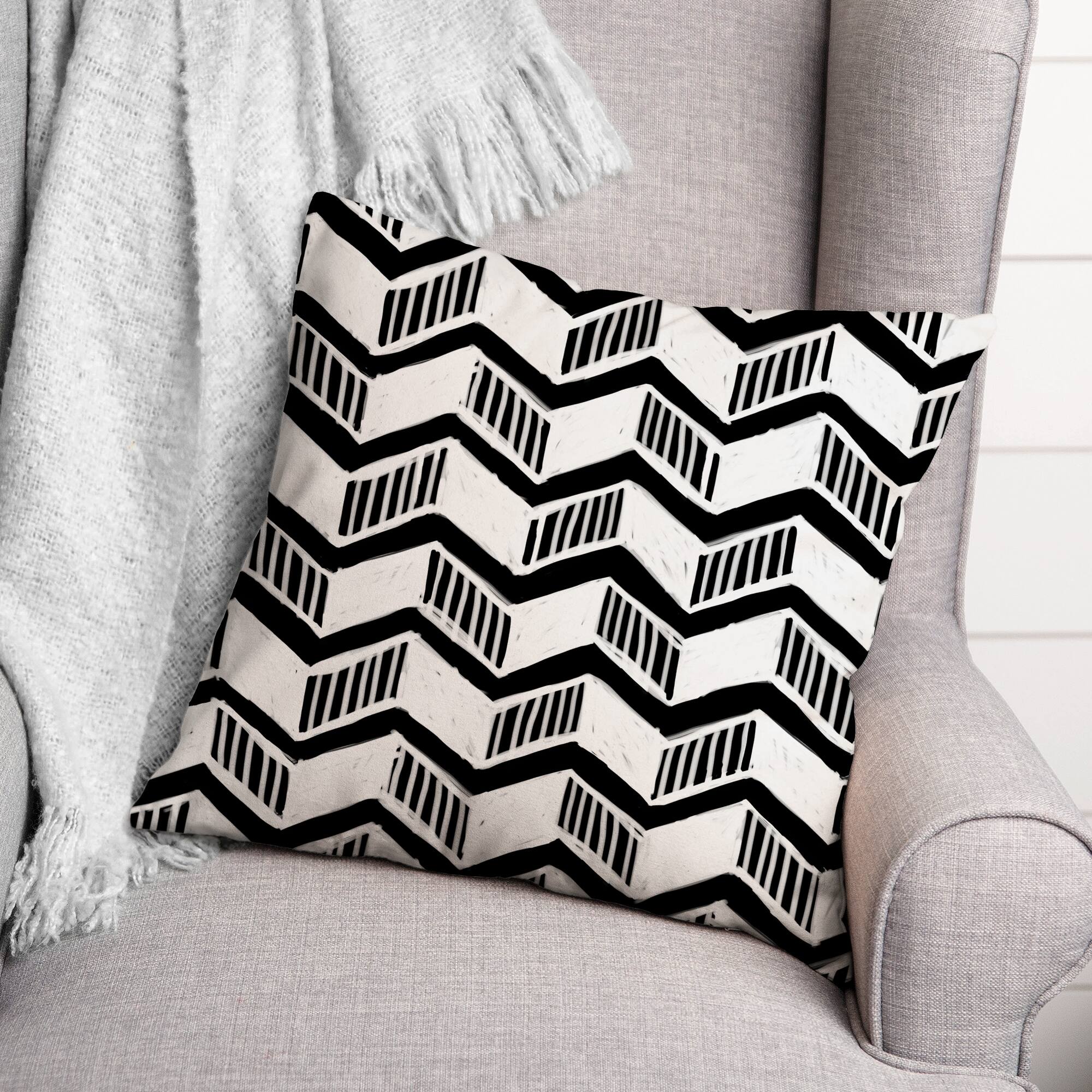 Chevron Indoor/Outdoor Pillow