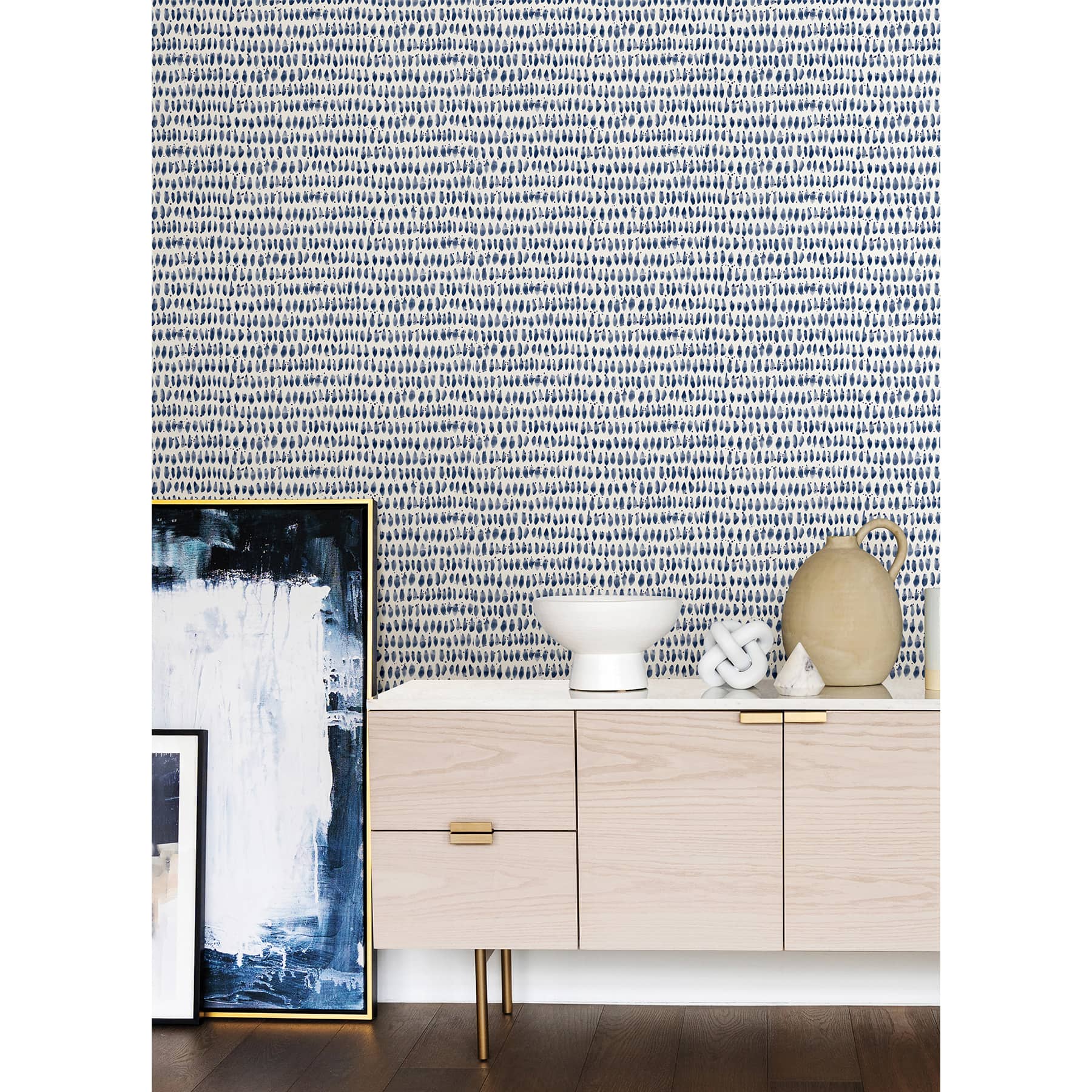 InHome Mystical Navy Peel &#x26; Stick Wallpaper