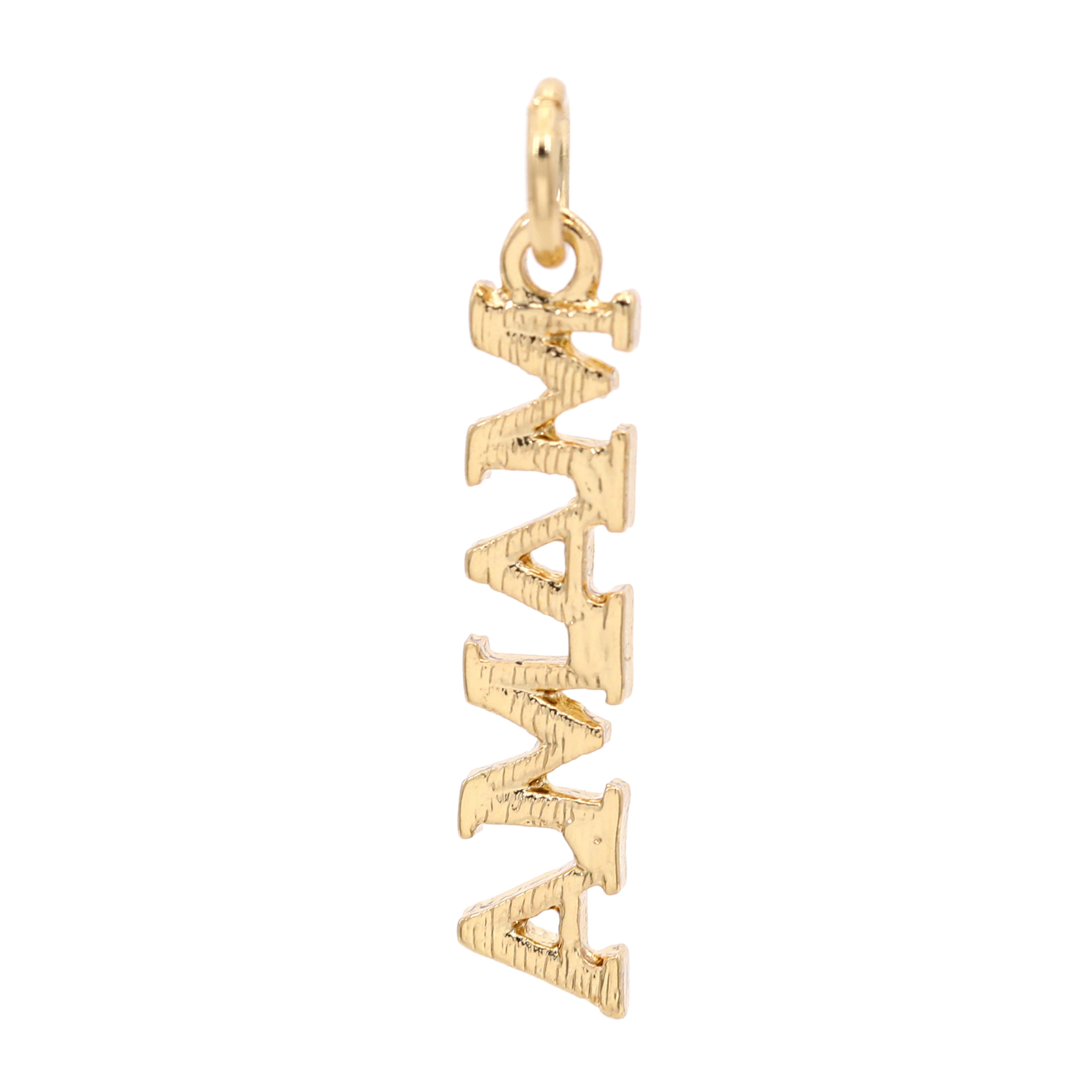 12 Pack: 14K Gold Plated Mama Charm by Bead Landing™