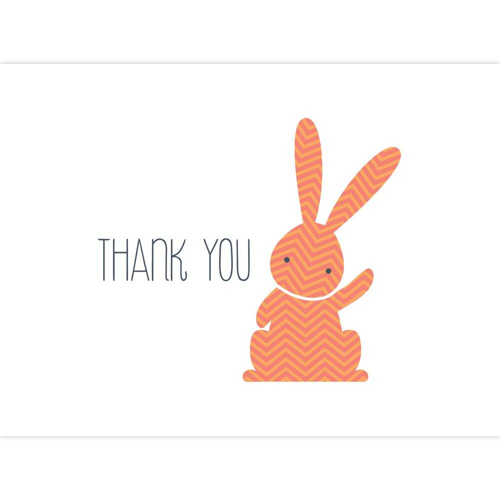 JAM Paper Cute Animal Blank Thank You Cards Set, 36ct.