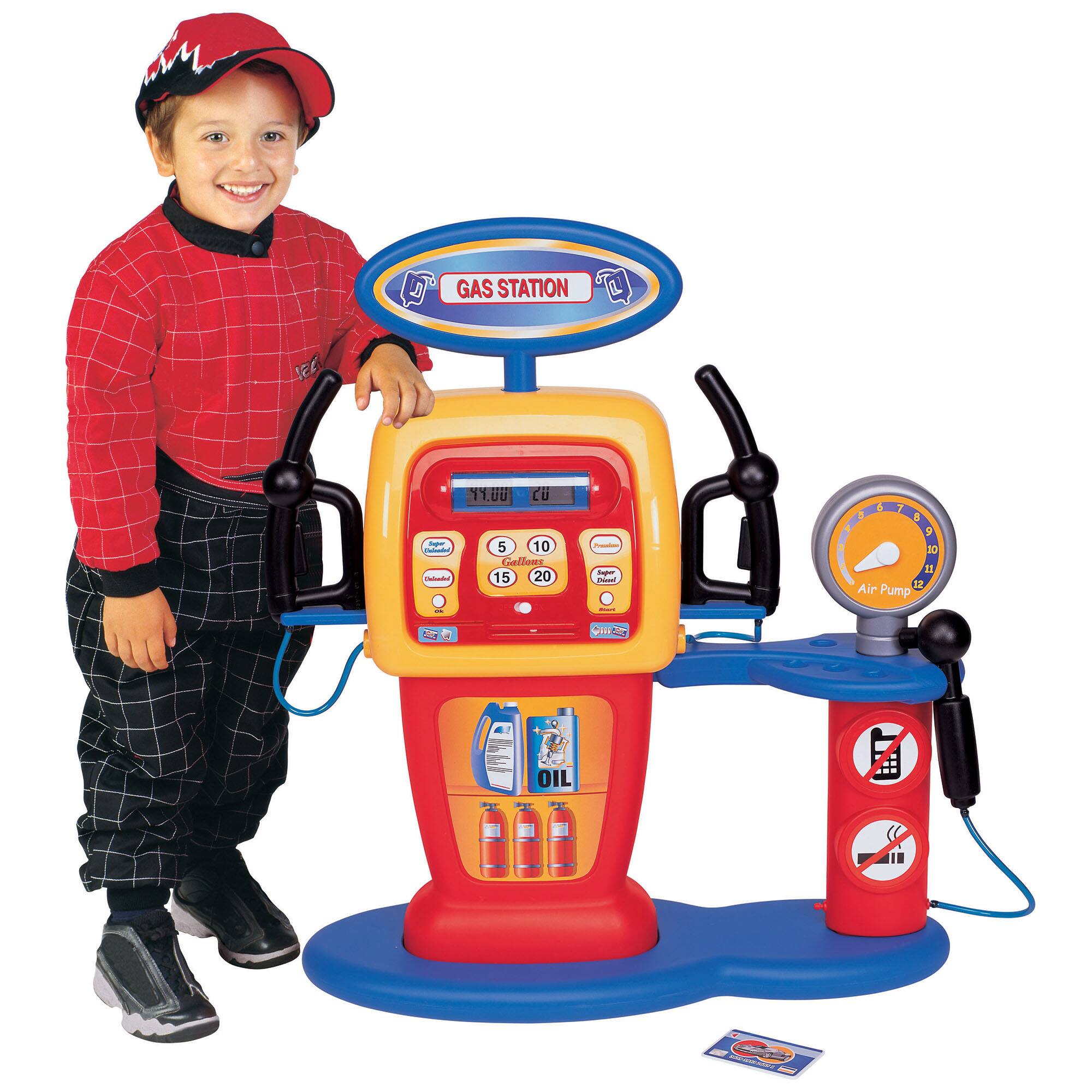 Children&#x27;s Electronic Self-Service Gas Station Playset