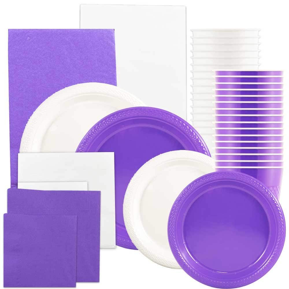 JAM Paper Party Tableware Assortment Grad Pack