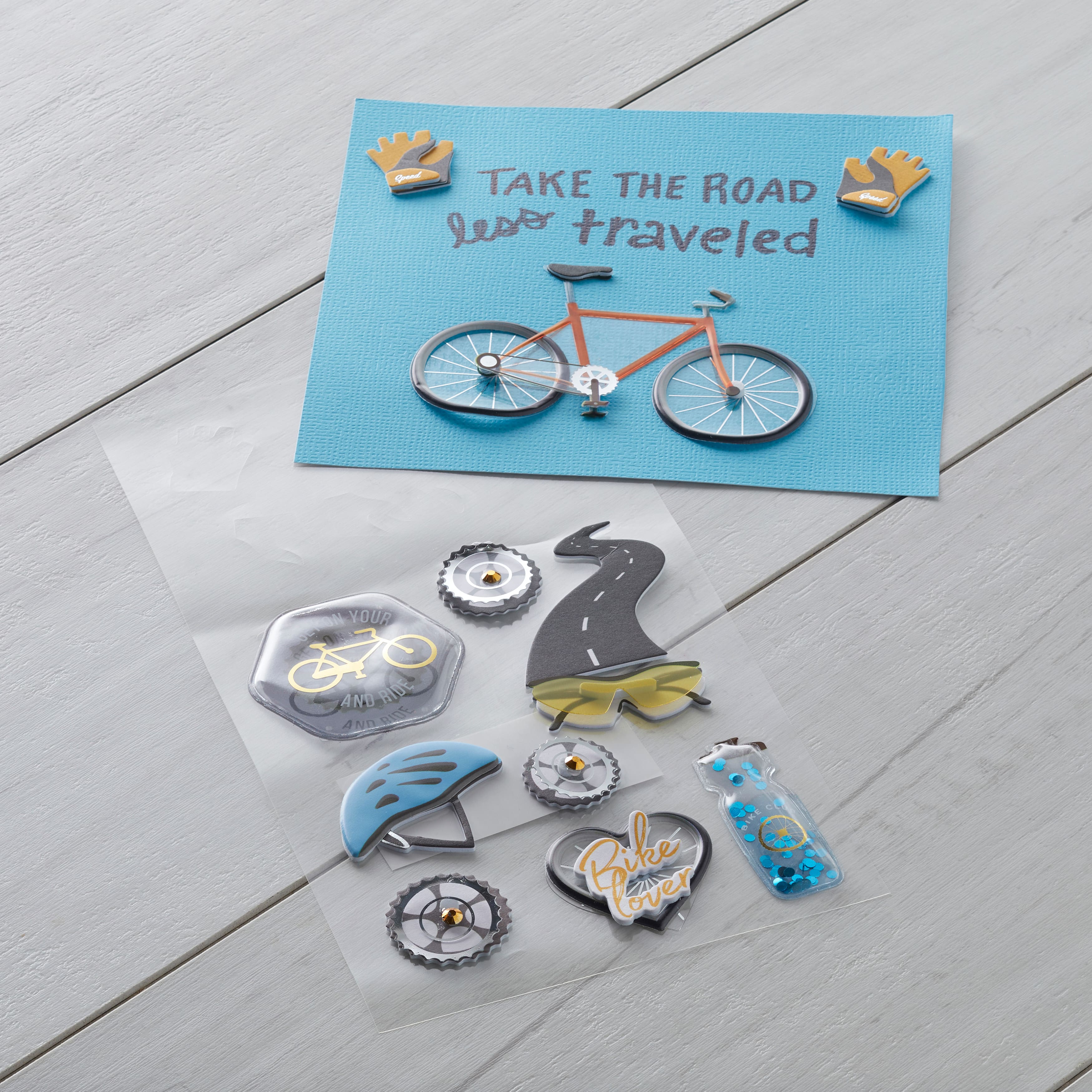 Cycling Dimensional Stickers by Recollections&#x2122;