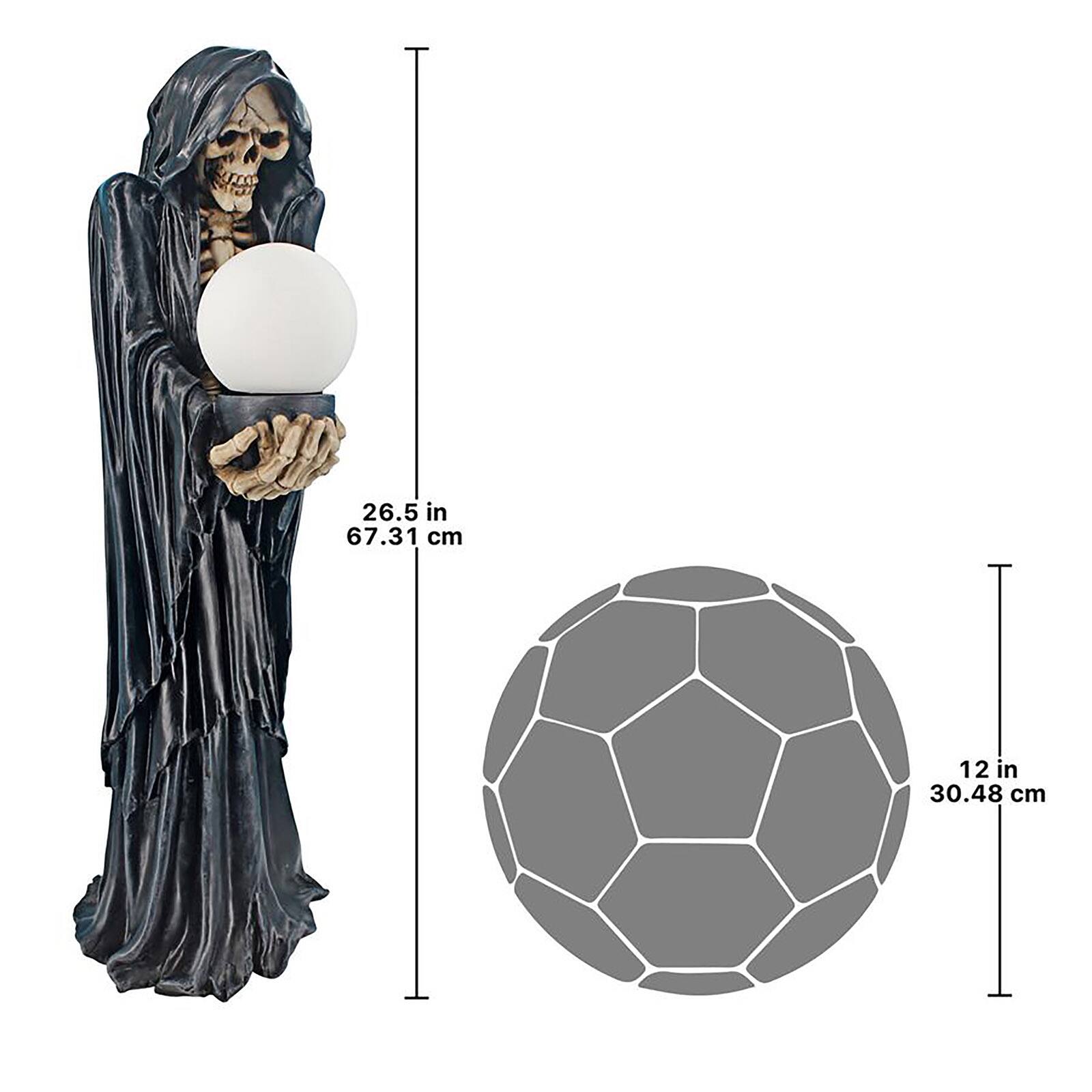 Design Toscano 26.5&#x22; Grim Reaper Illuminated Evil Spector Statue