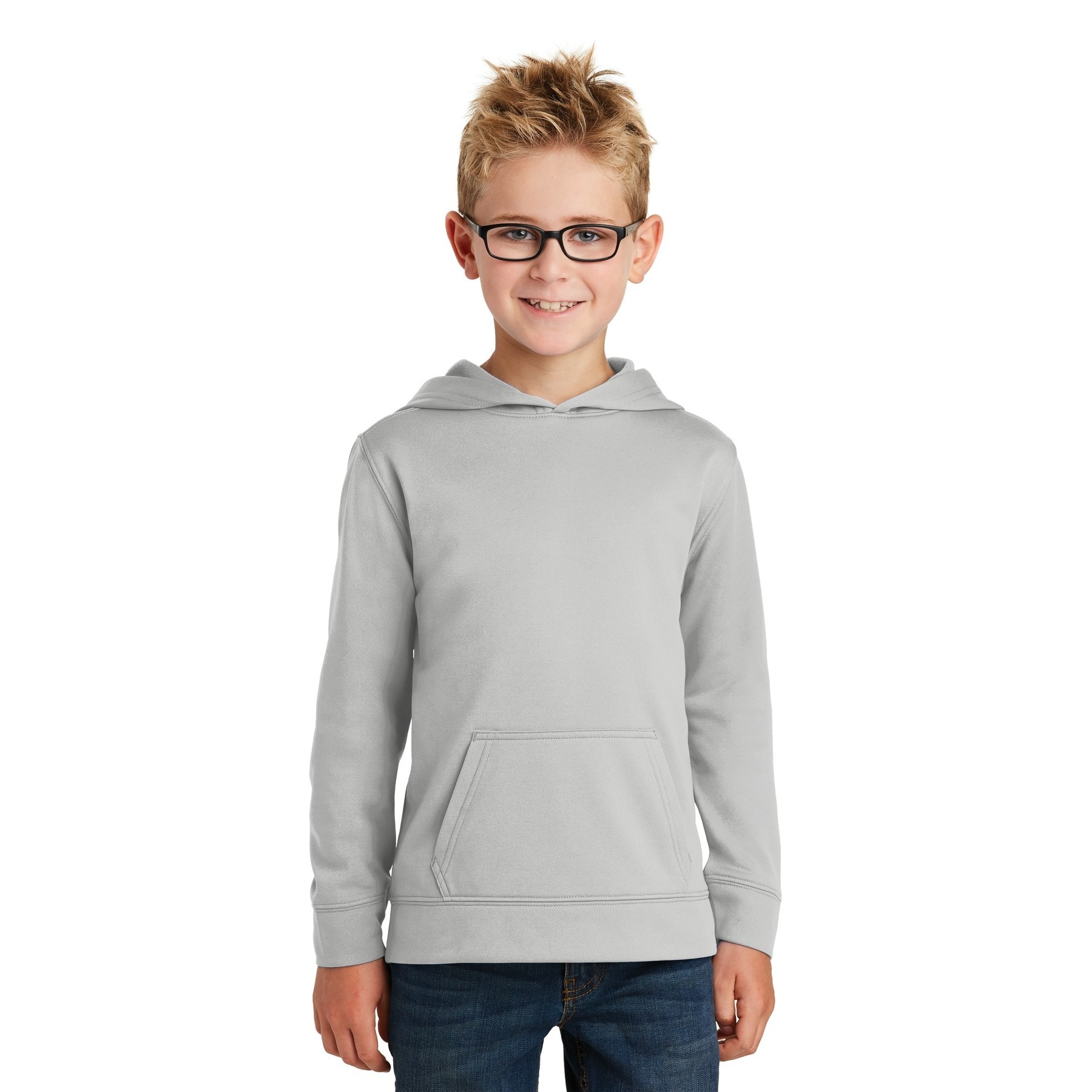 Port & Company® Youth Performance Fleece Pullover Hooded