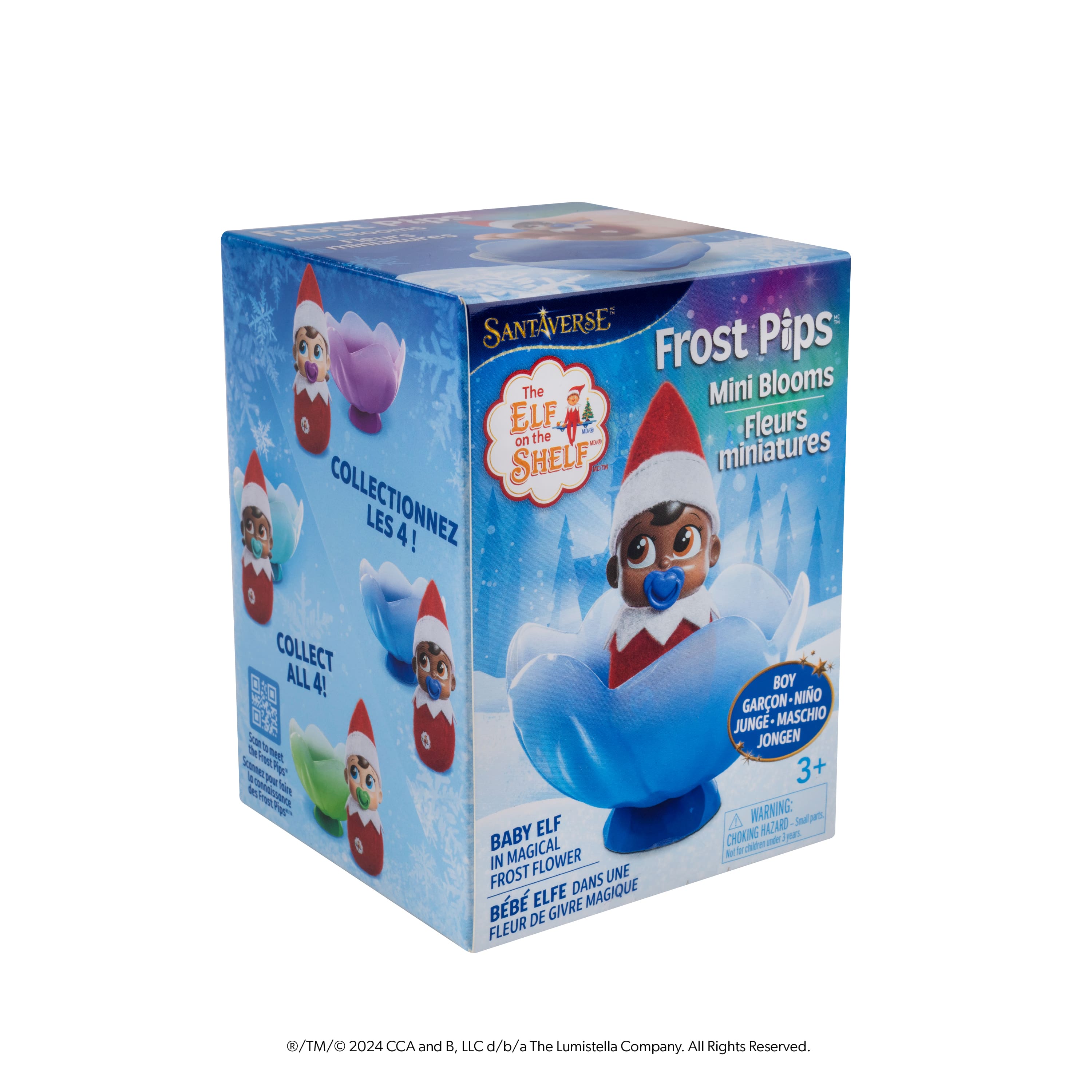 The Elf on the Shelf&#xAE; Frost Pips&#x2122; Mini Blooms Brown Eyed Boy Elf Baby