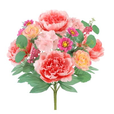 22" Peony & Hydrangea Mix Deluxe Bush by Ashland®