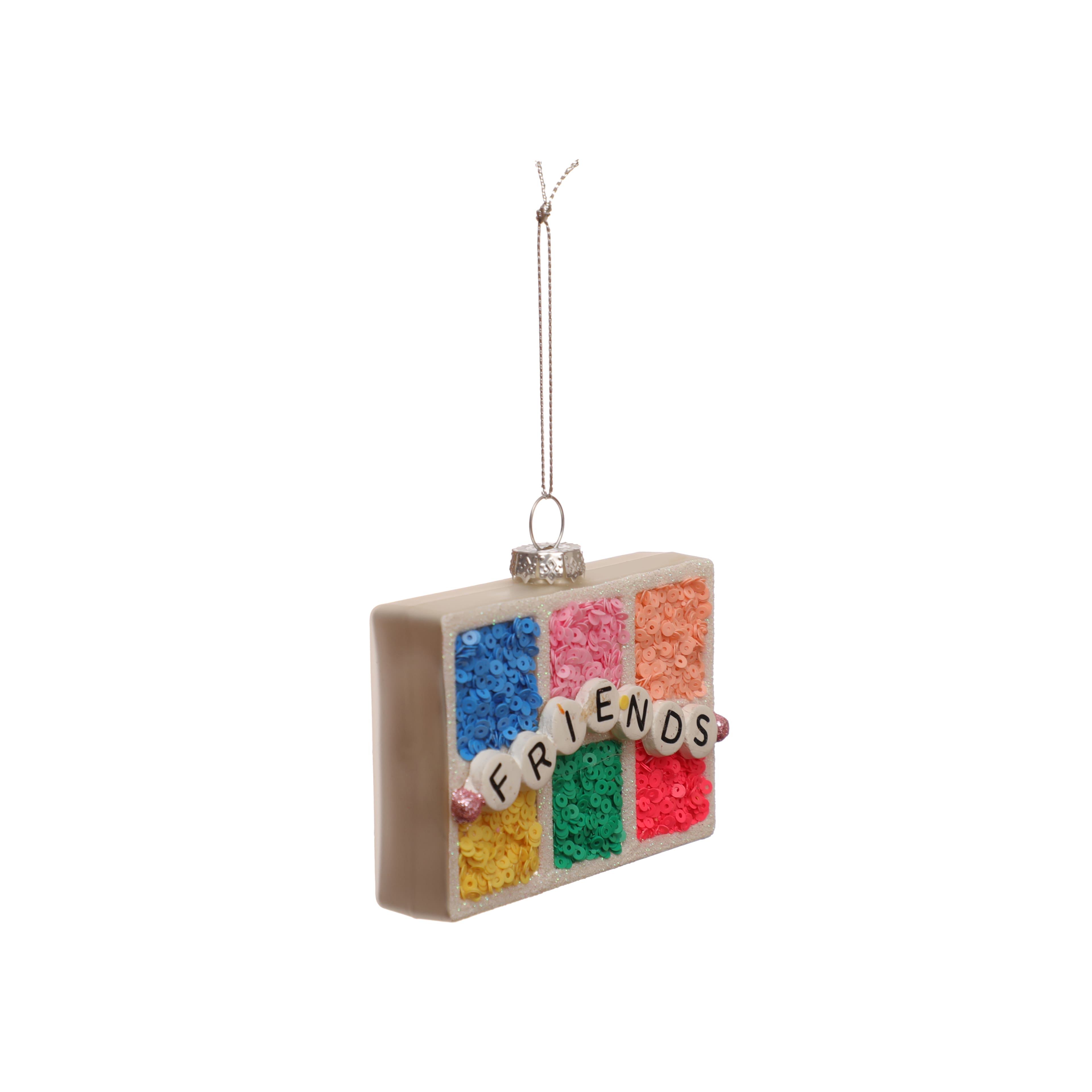 3.5&#x22; Friends Makeup Container Glass Ornament by Ashland&#xAE;