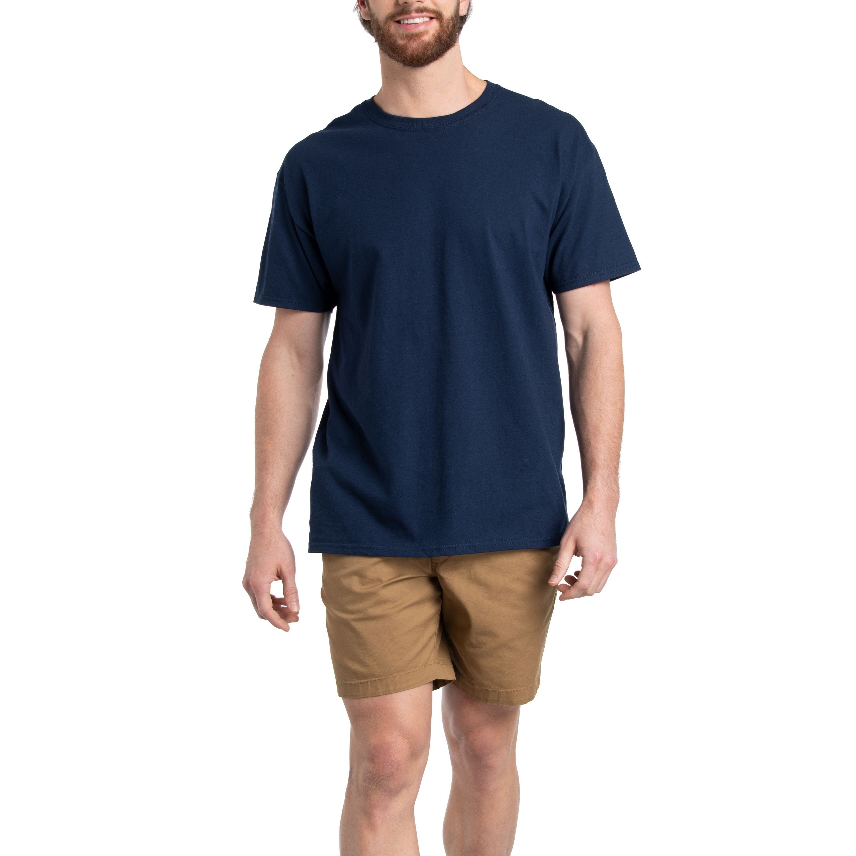 Fruit of the Loom EverSoft Mens Short Sleeve Crew T-Shirt 2 Pack